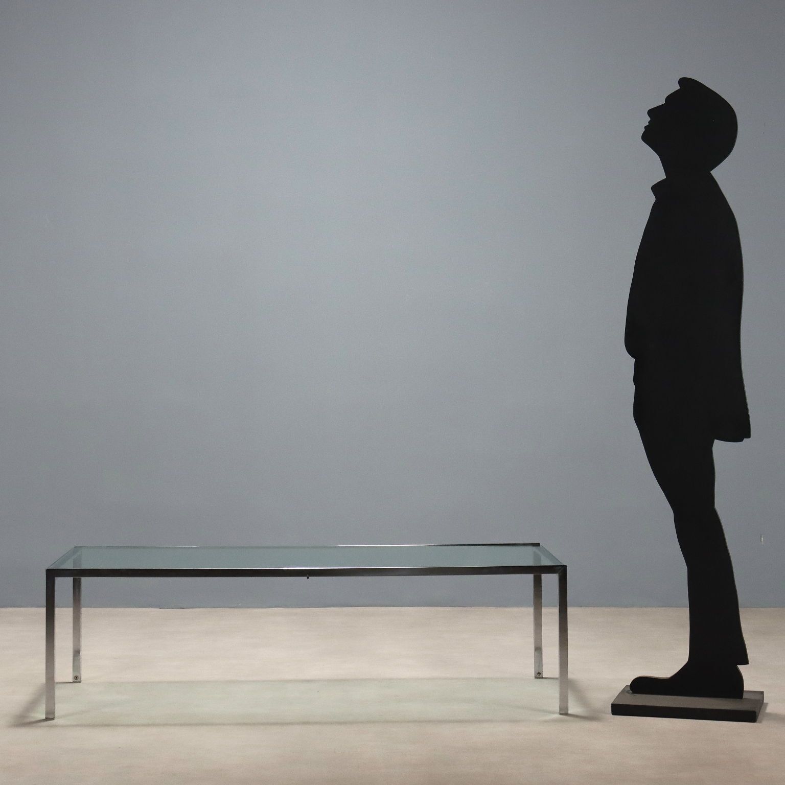 Vintage Depadova Salontafel Design Ross Littell Glas jaren 1960 photo for sale