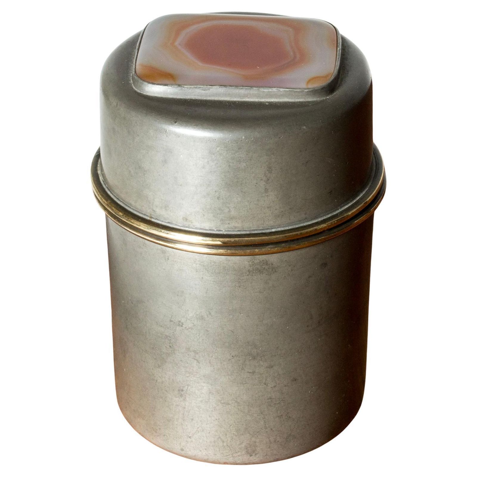 Mid-century Scandinavisch tinnen pot van Estrid Ericson, Svenskt Tenn, Zweden, 1954