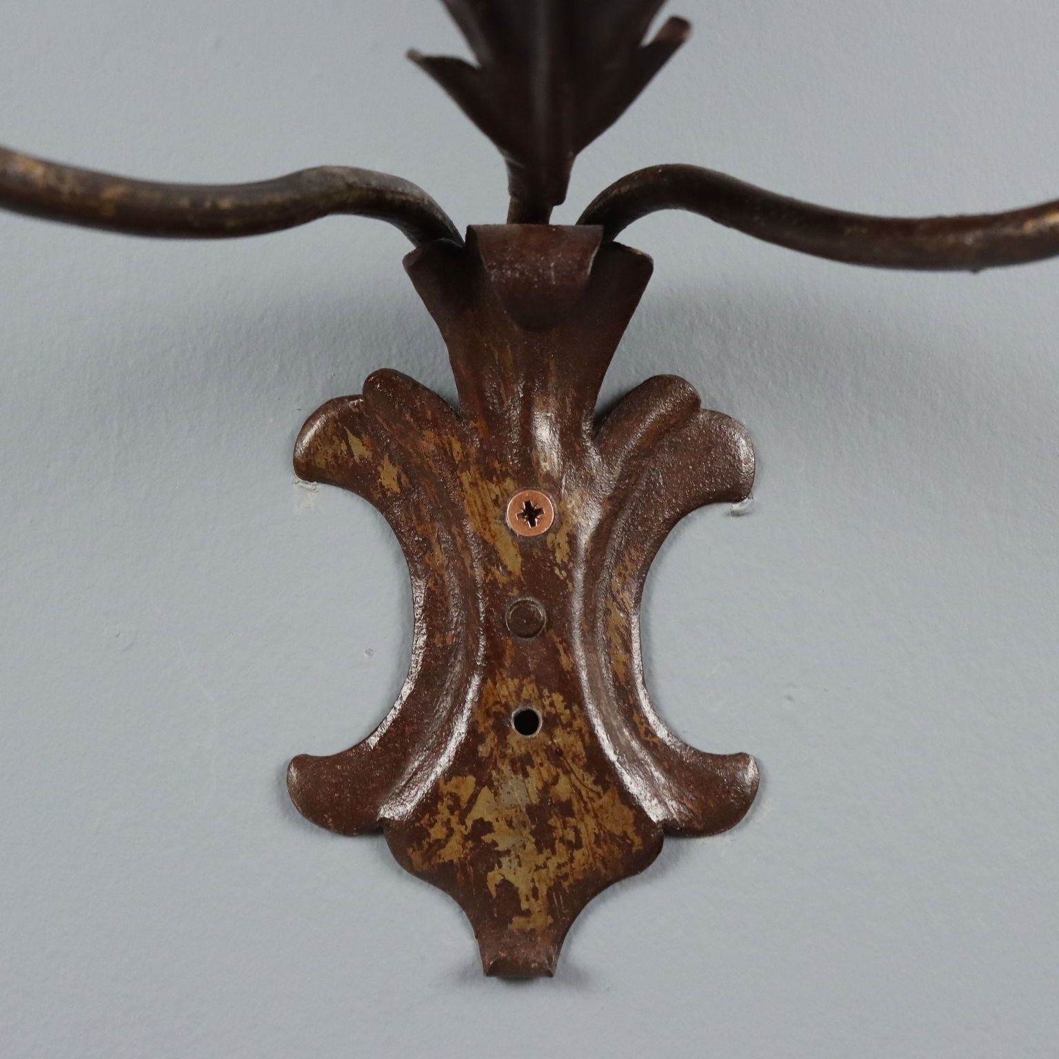 photo furniture Antique Wall Lamps Iron Metal Italy XIX Century