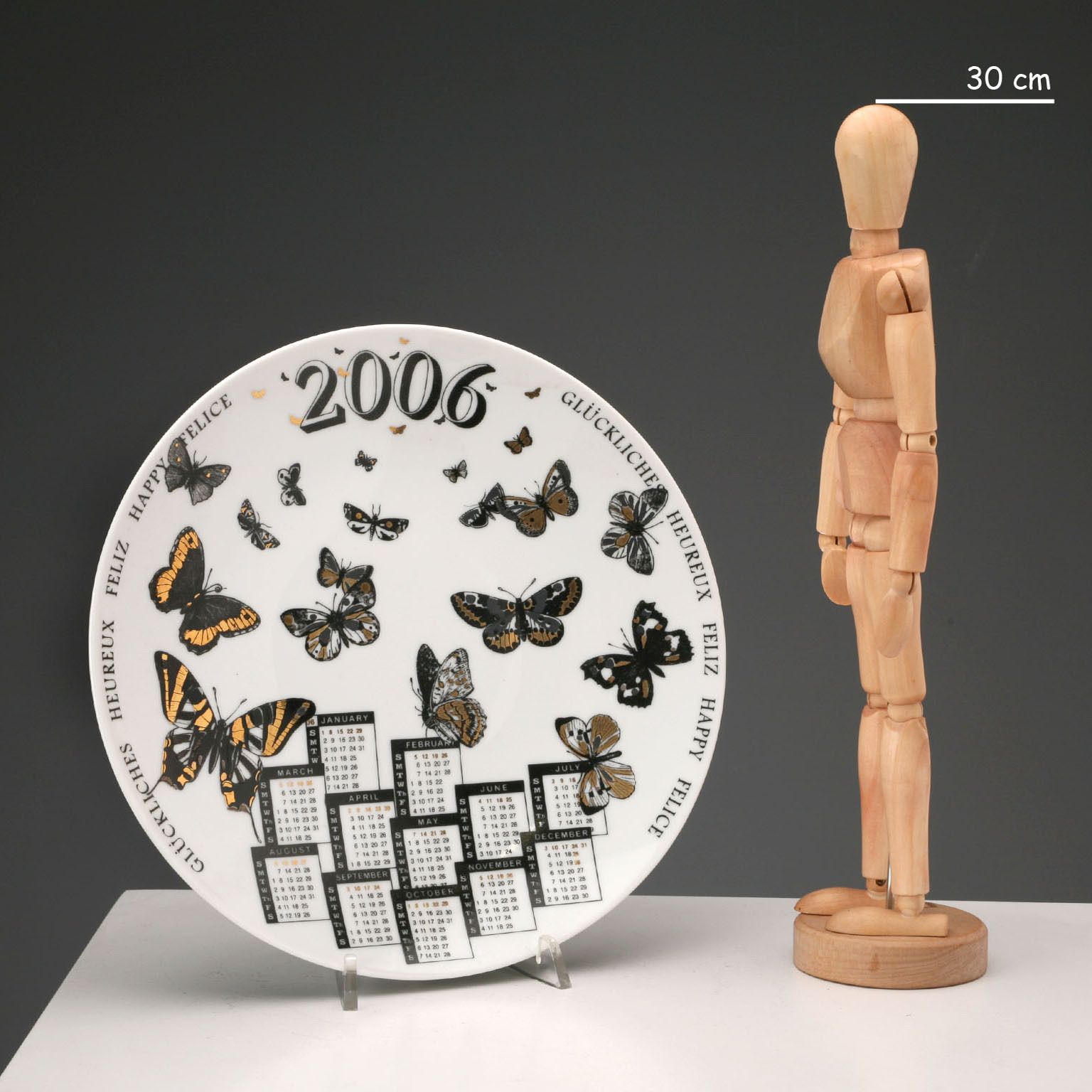 Piero Fornasetti Plate, Calendar Series photo furniture