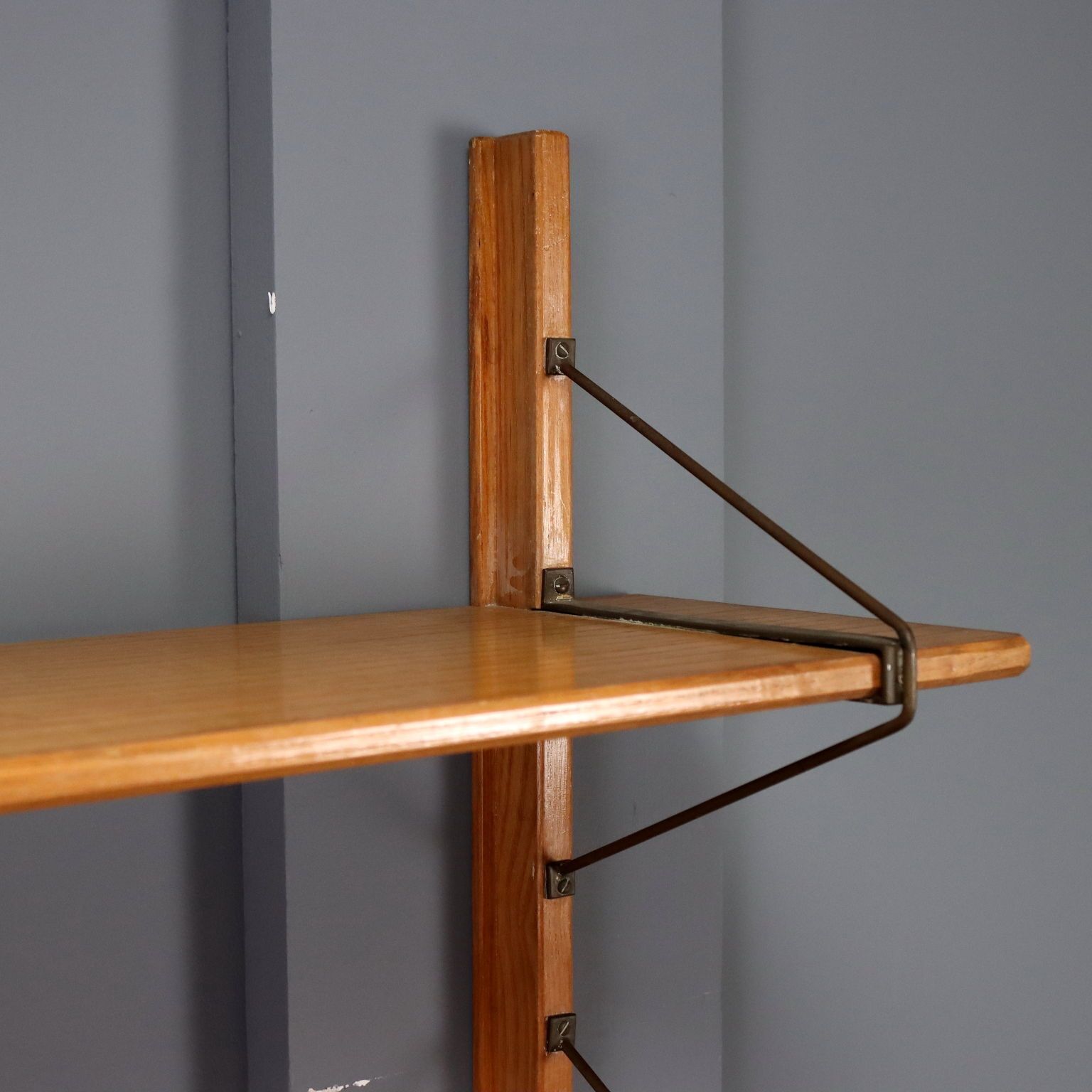 Vintage Corner Bookshelf From The 1960s photo vintage