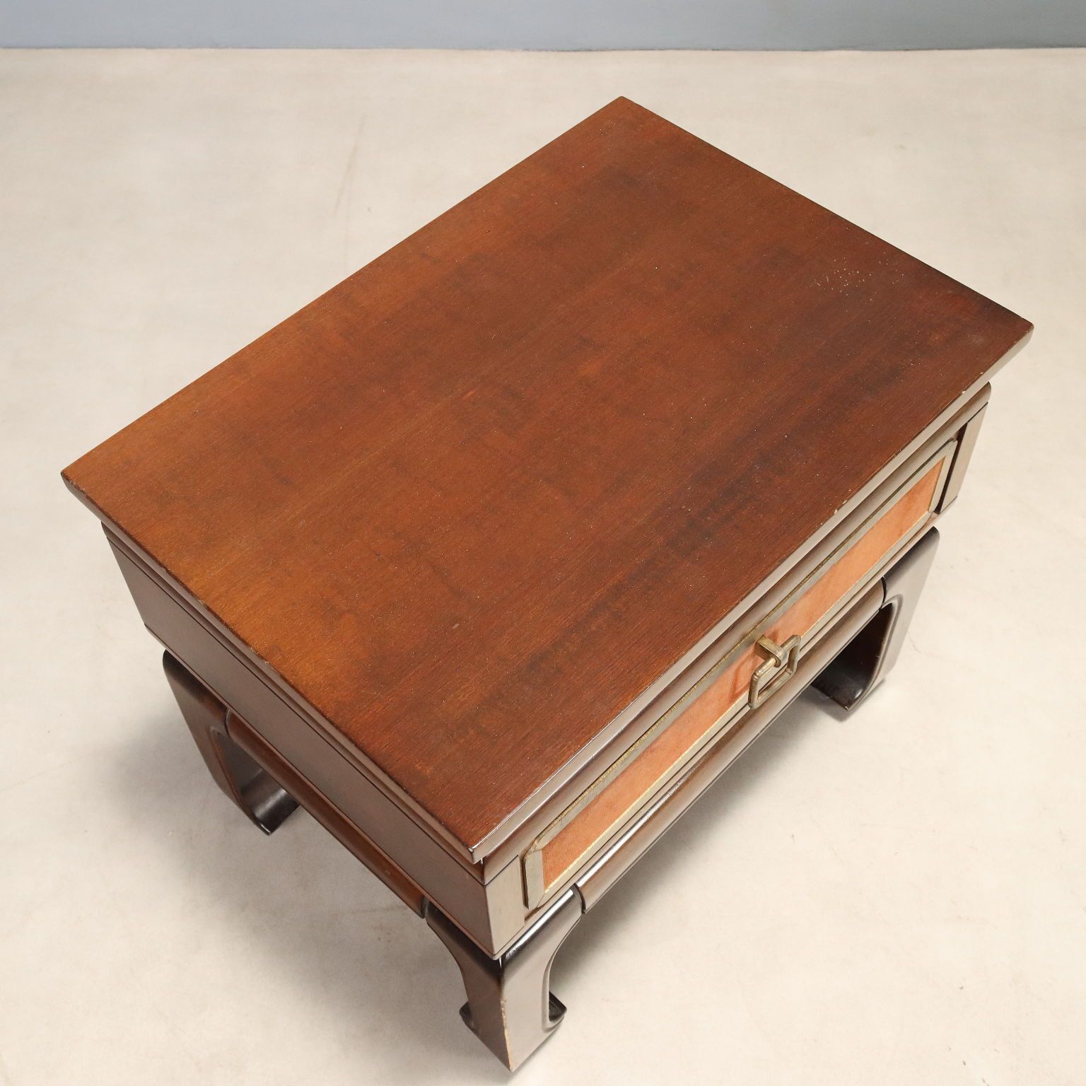 photo furniture Vintage Bedside Tables Fior Di Loto Design Luciano Frigerio 1970s