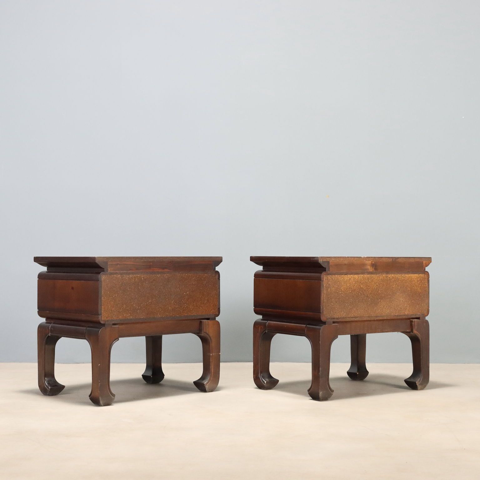 photo for sale Tables de chevet vintage Fior Di Loto Design Luciano Frigerio, années 1970