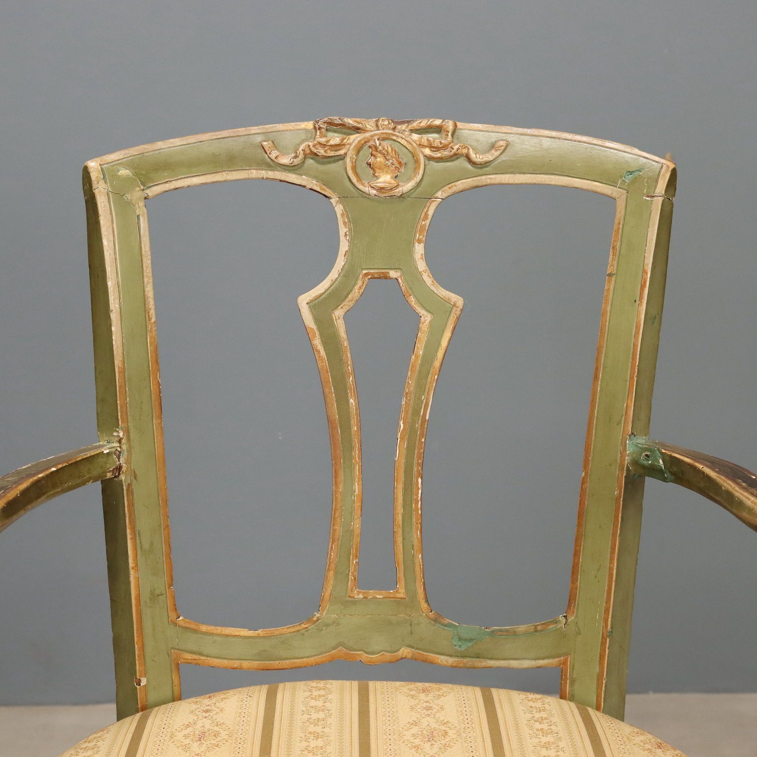 18e-eeuwse Venetiaanse neoklassieke fauteuil photo for sale
