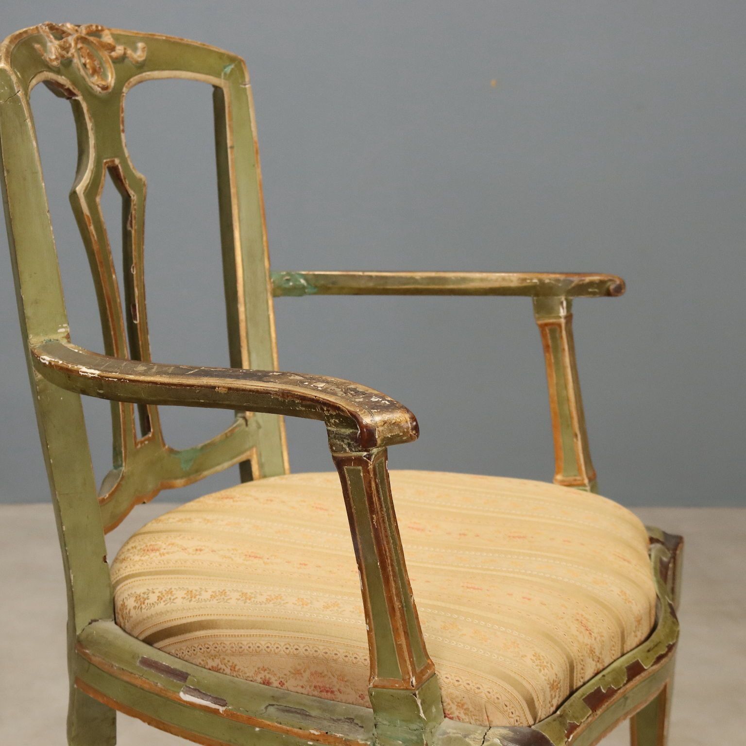 18th Century Venetian Neoclassical Armchair photo Furniture