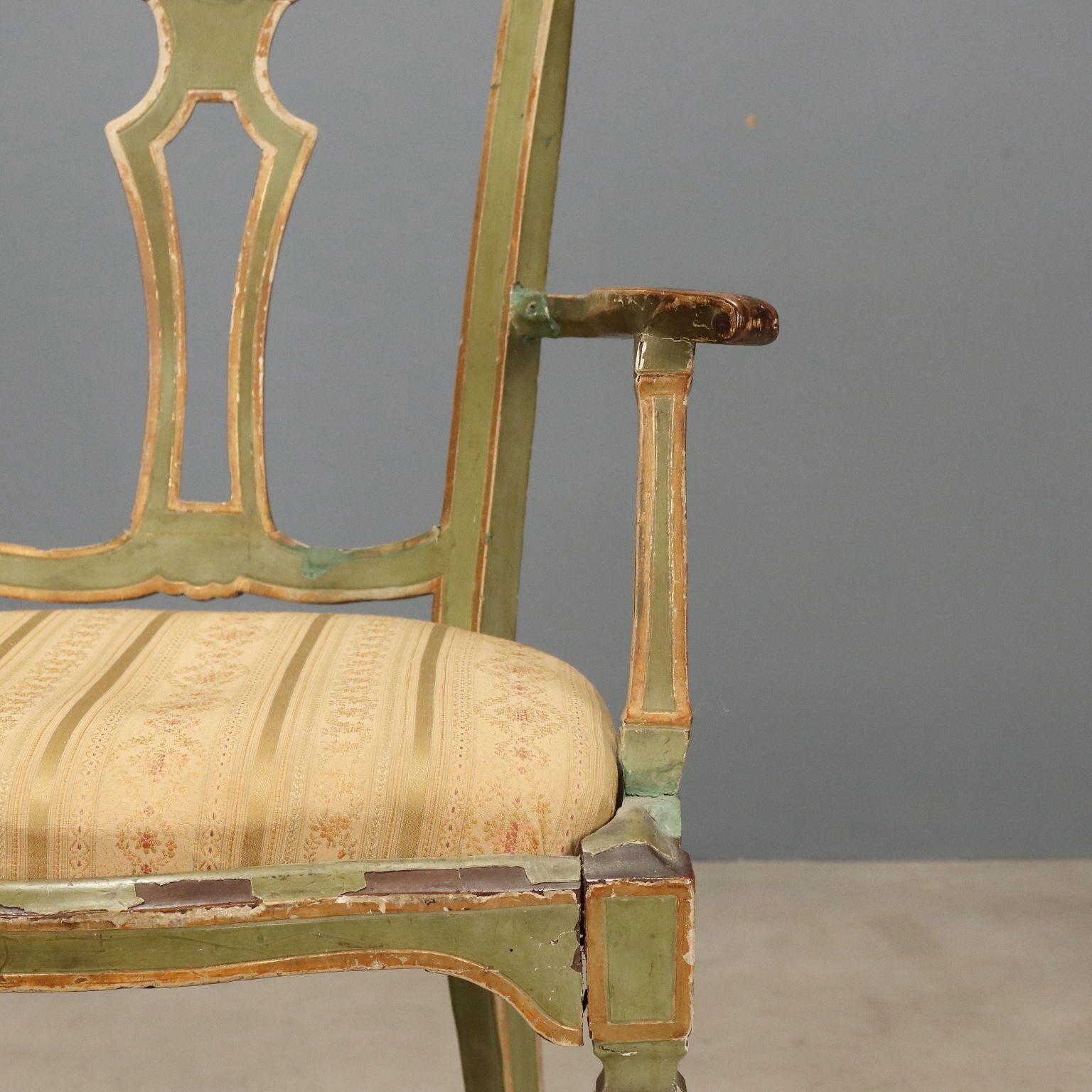 18e-eeuwse Venetiaanse neoklassieke fauteuil photo 470.0