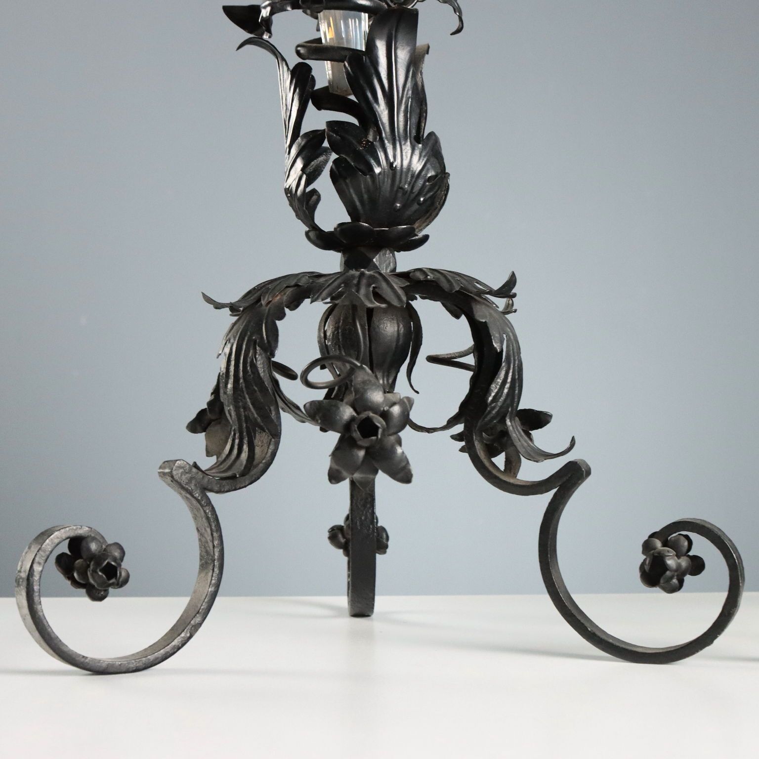 Antique Vases Wrought Iron Decorations Italy XX Century photo buy