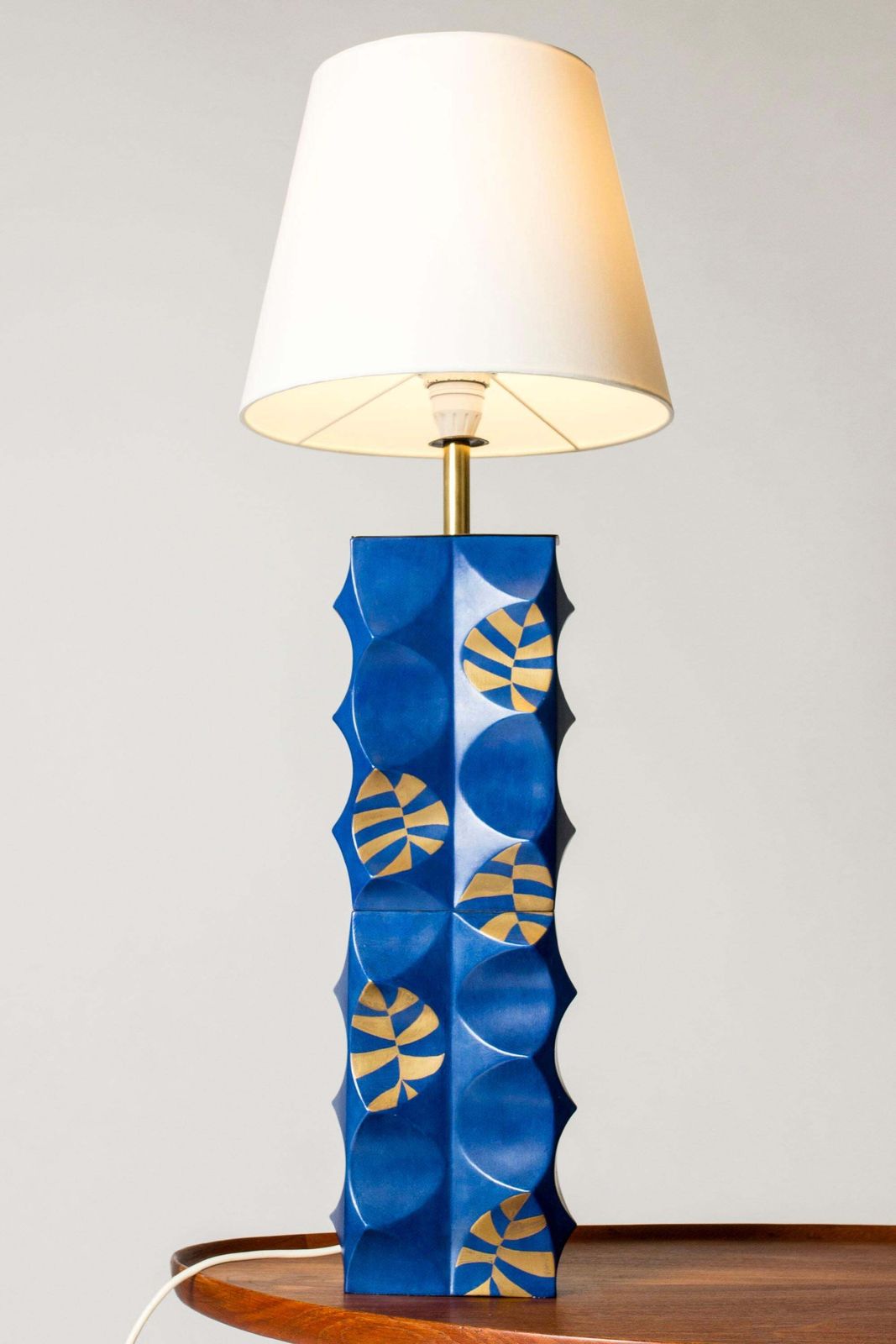Grande lampe de table moderniste par Liisa Hallamaa, Finlande, 1972 photo furniture