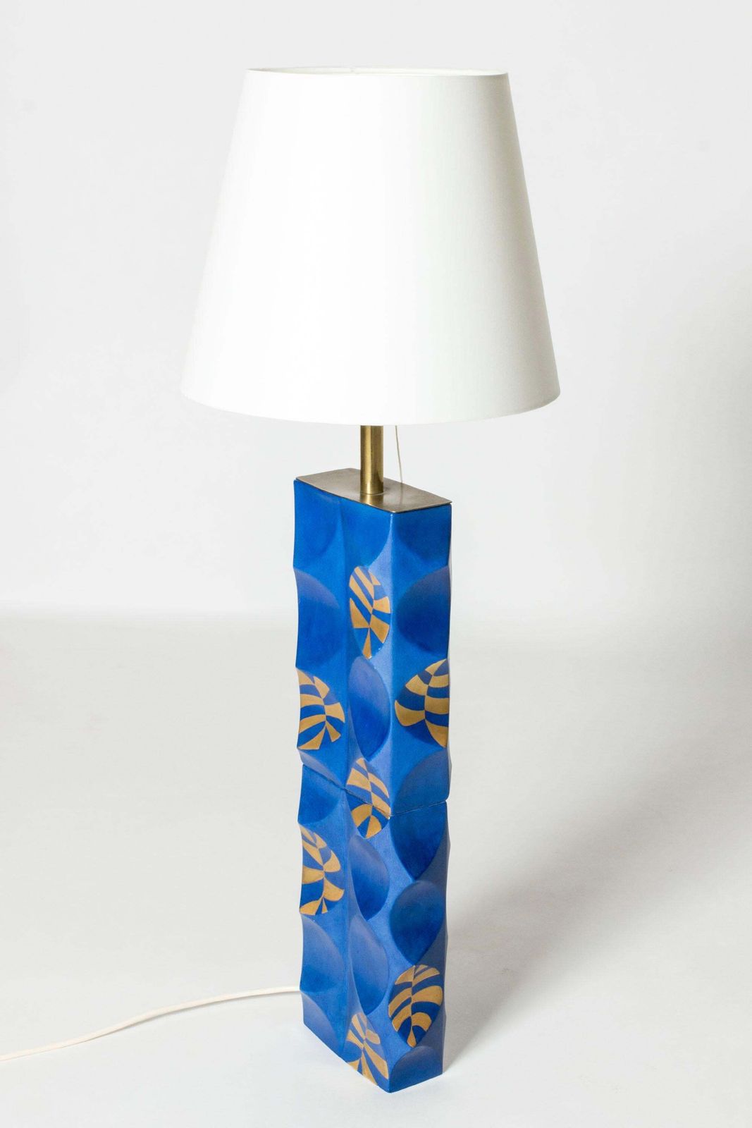 Grande lampe de table moderniste par Liisa Hallamaa, Finlande, 1972 photo vinterior