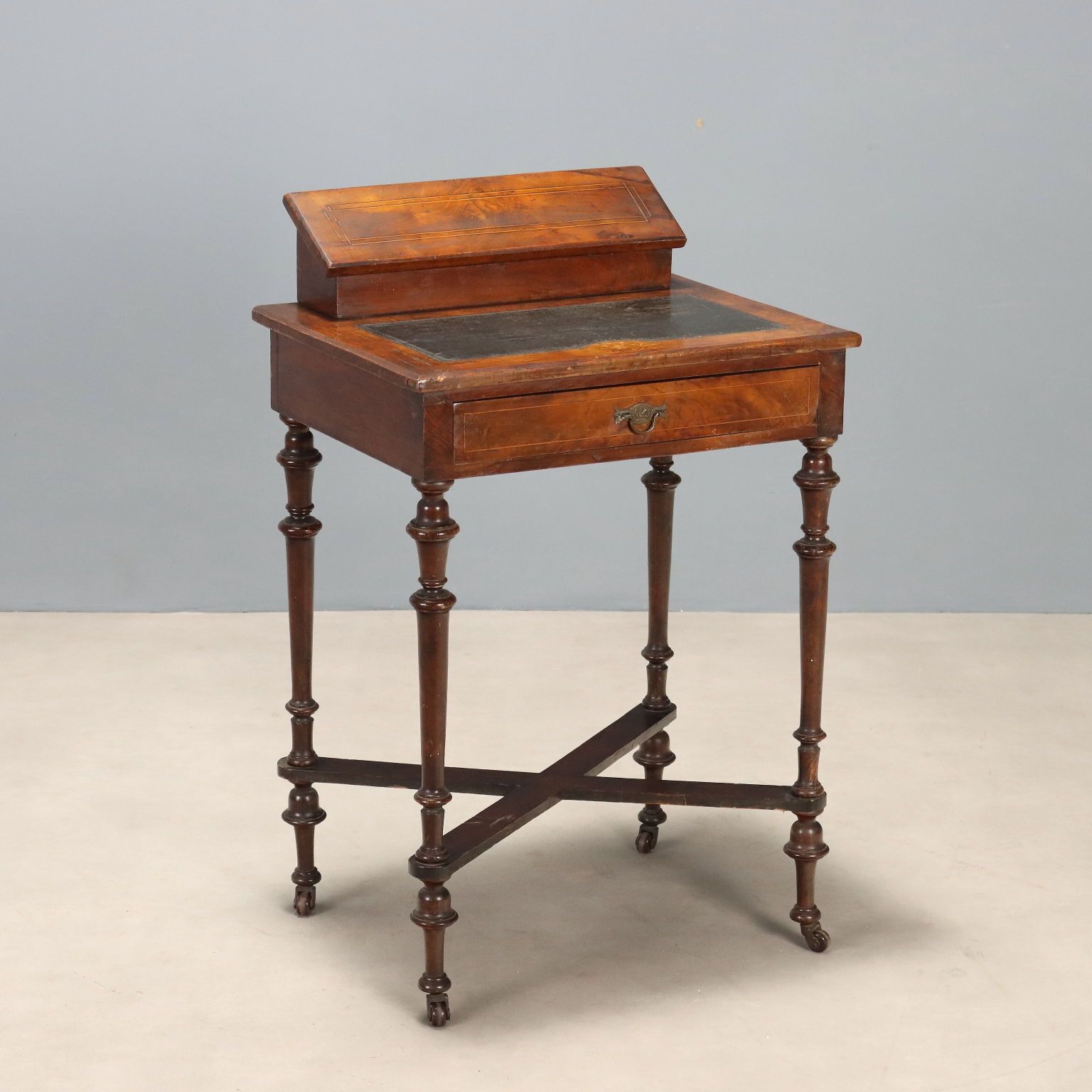 English Art Nouveau Desk Early 20th Century