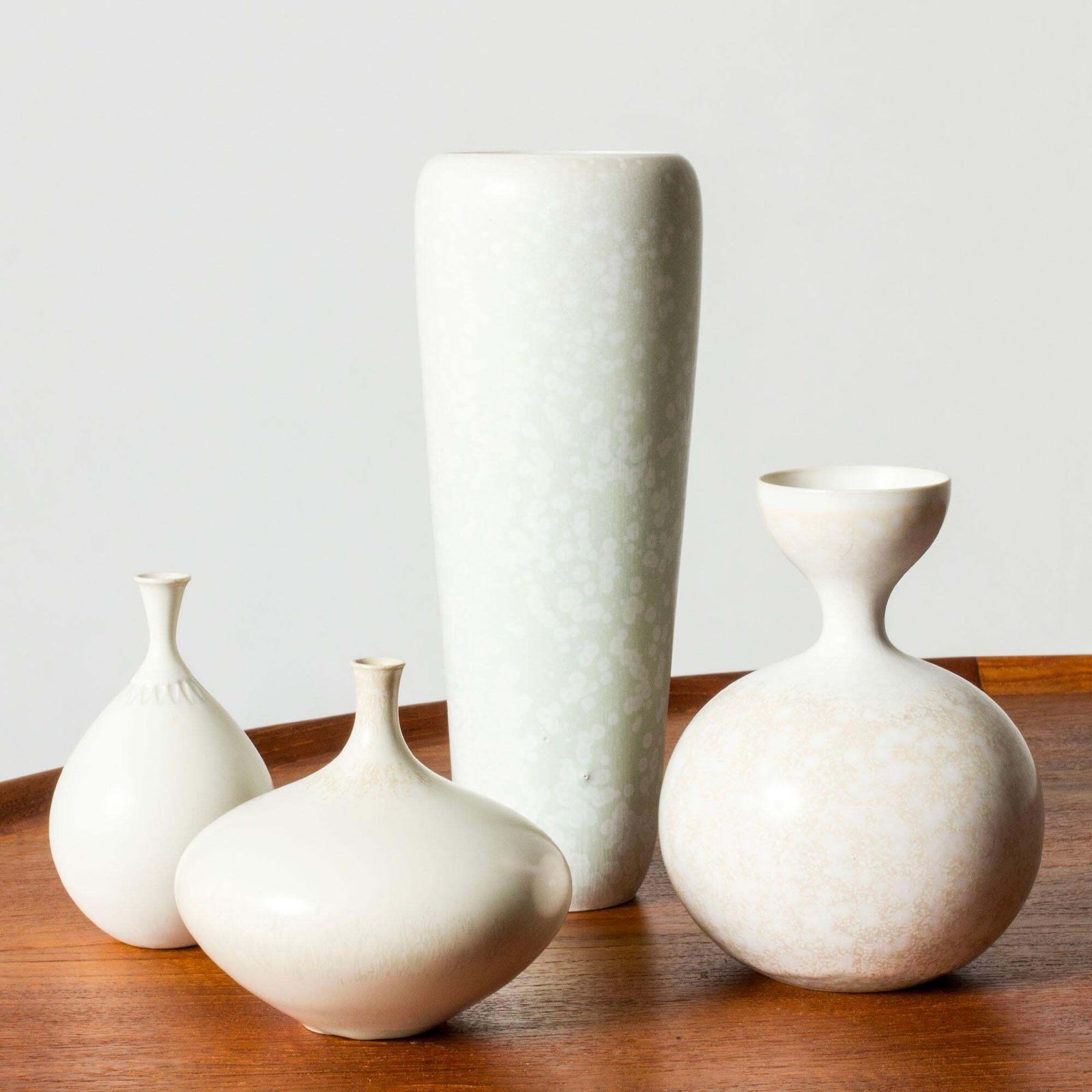 Vase en grès unique par Carl Harry Stålhane, Rörstrand, Suède, années 1950 photo vinterior
