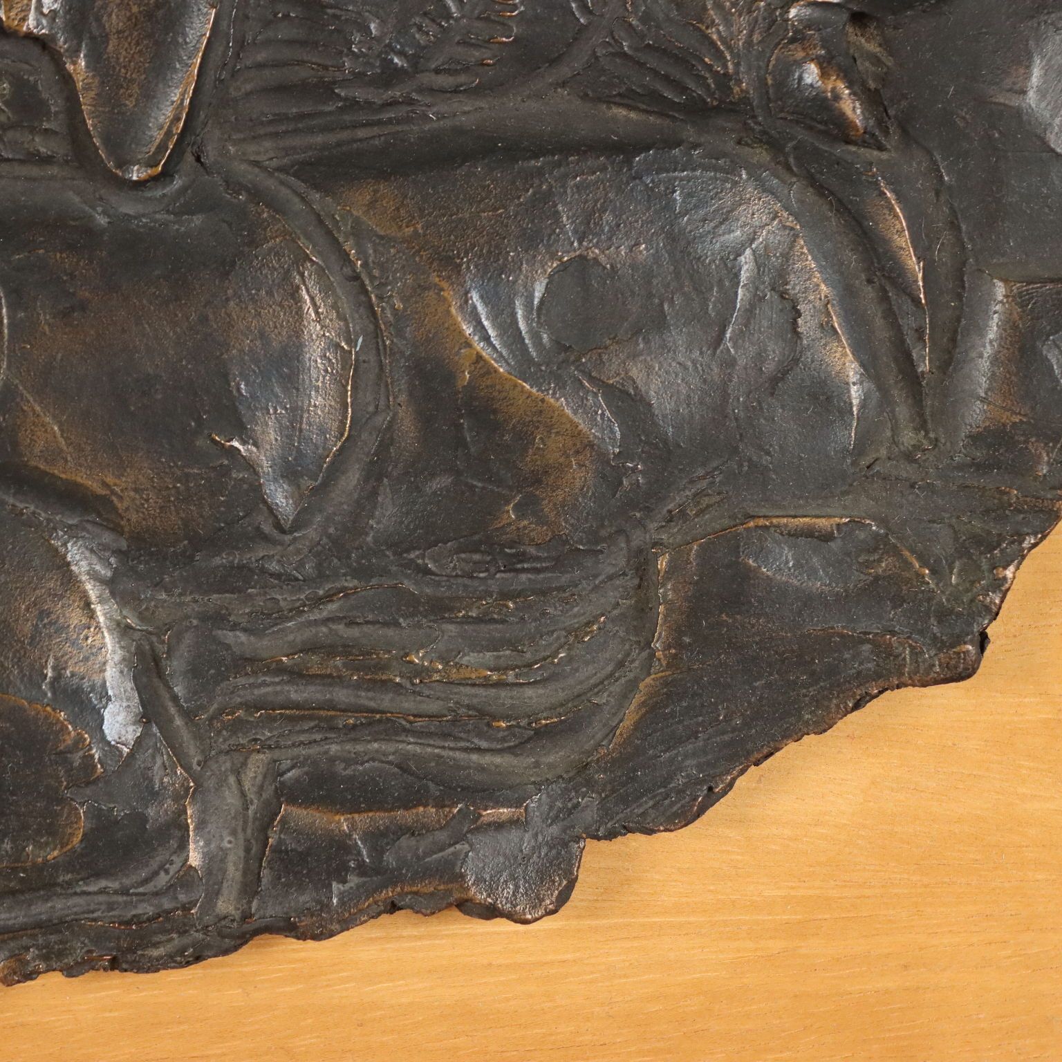 Bronze Bas Relief By Enrico Manfrini photo vinterior