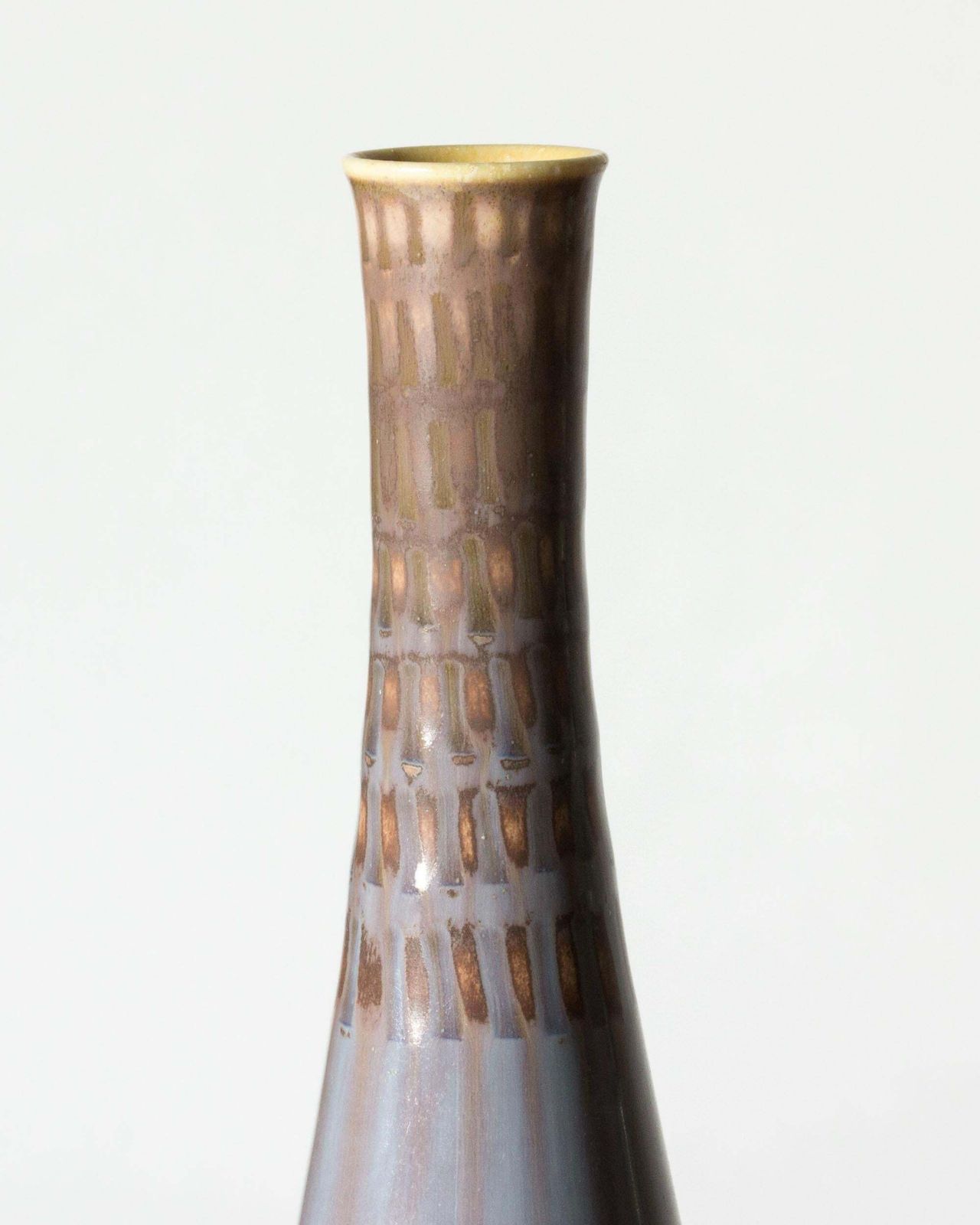 Vase en grès Scandinavian Modern par Stig Lindberg pour Gustavsberg, Suède, années 1950 photo for sale