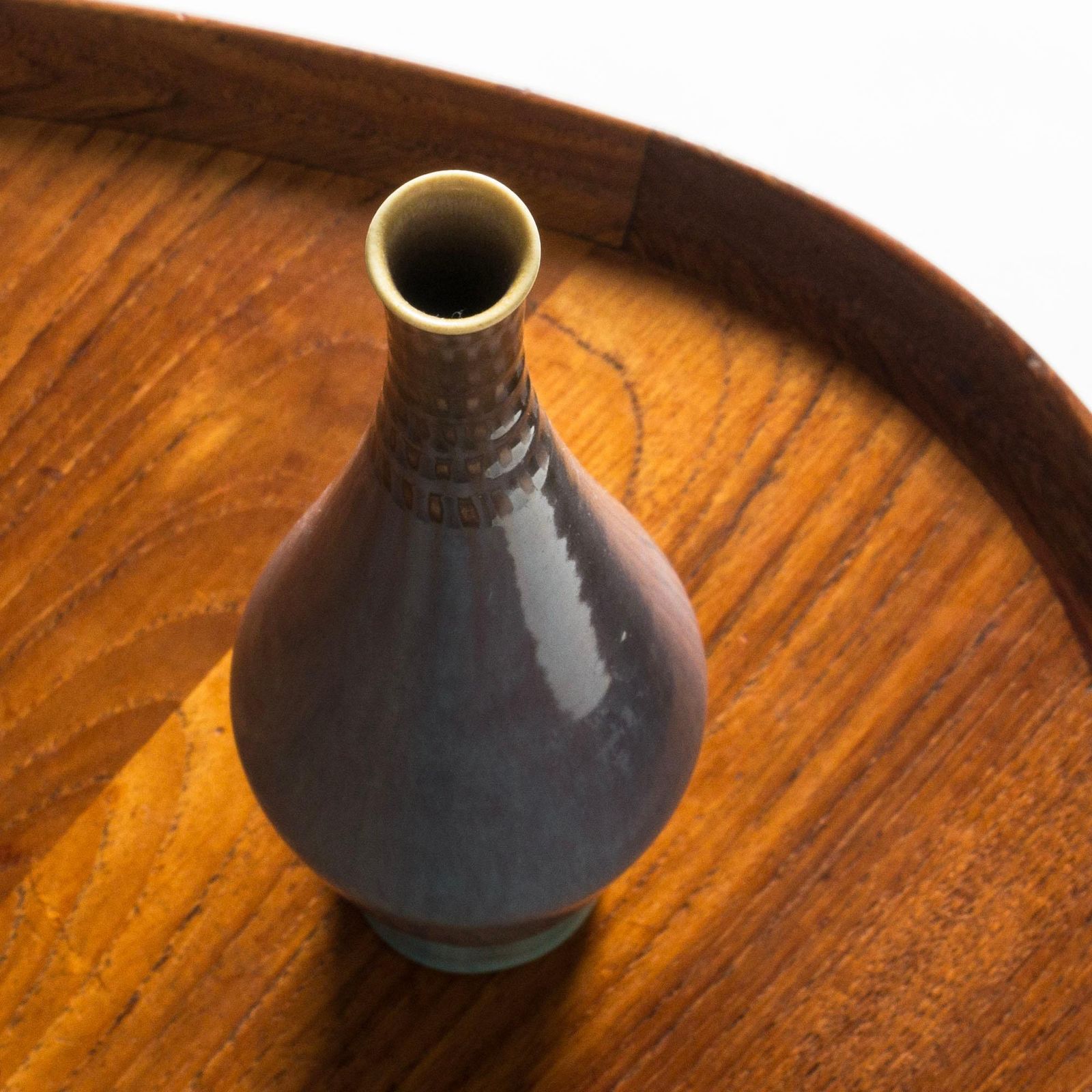 Vase en grès Scandinavian Modern par Stig Lindberg pour Gustavsberg, Suède, années 1950 photo vinterior