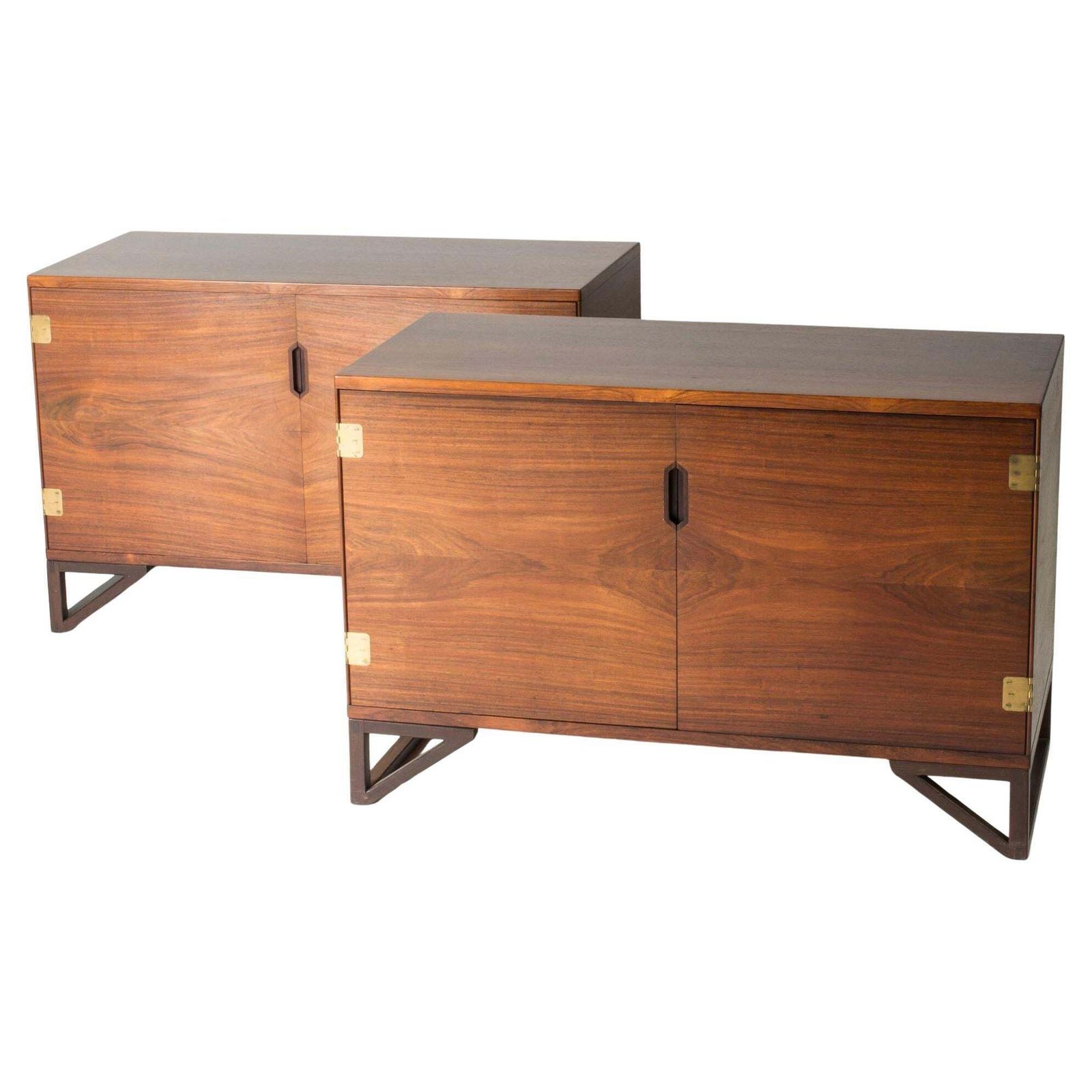 Pair Of Danish Midcentury Rosewood Sideboards By Svend Langkilde, 1960s