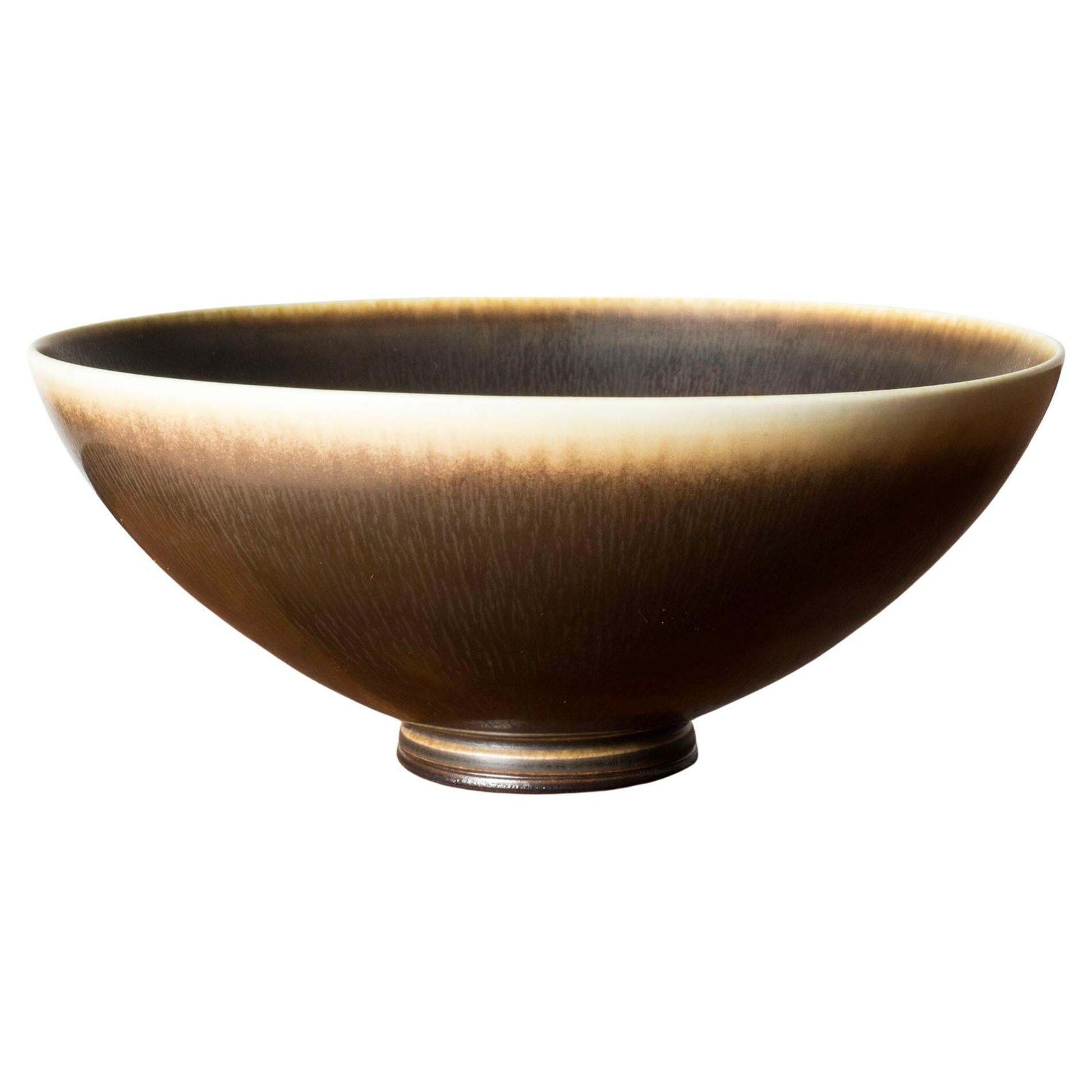 Mid-Century Modern Stoneware Kom van Berndt Friberg, Gustavsberg, Zweden, 1957
