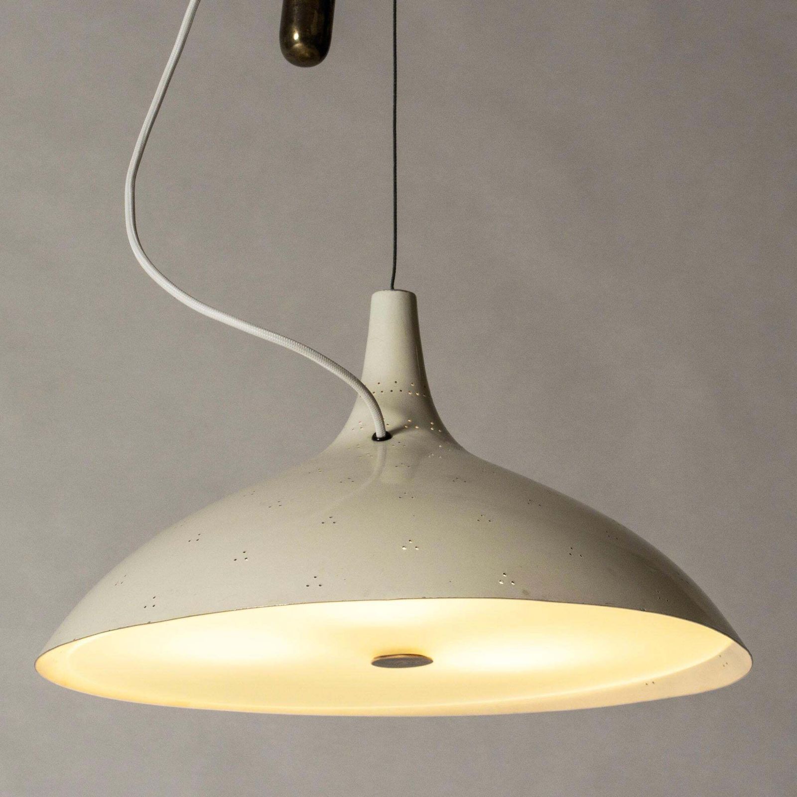 Midcentury Modern Ceiling Light By Paavo Tynell, Finland, 1950s photo for sale