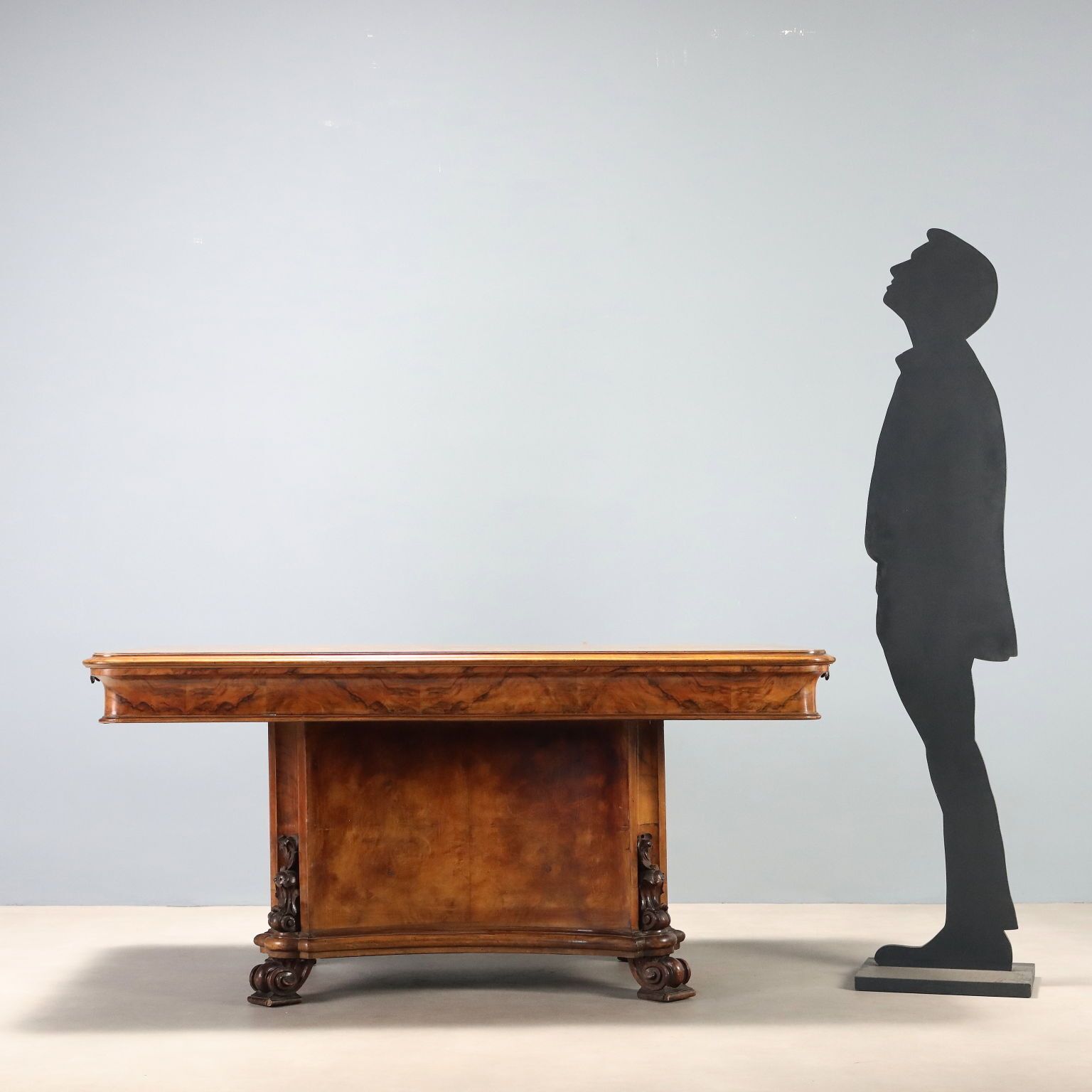 Art Deco Walnut And Walnut Burl Table photo furniture