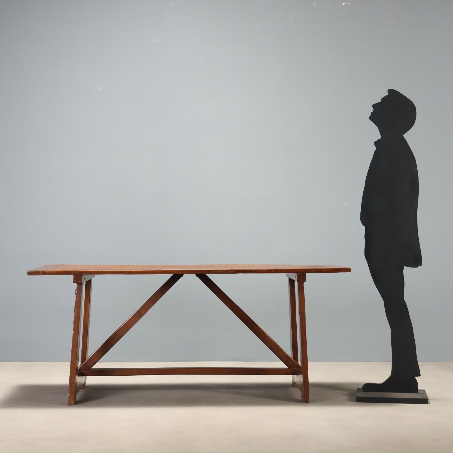 Walnut Table With Antique Woods   Italy Early 20th Century photo furniture