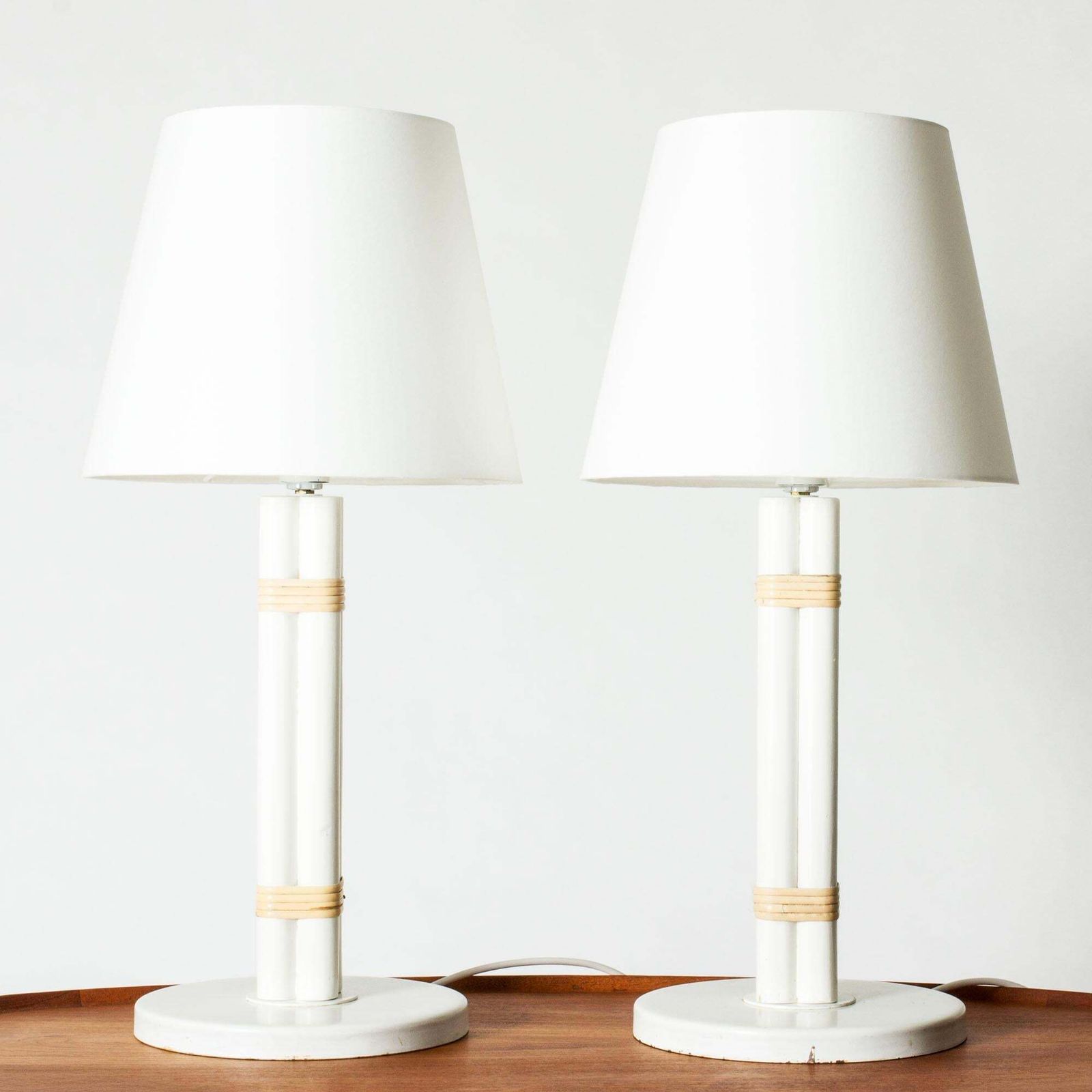 Lampes de table vintage mid-century de Bergboms, Suède, années 1960 photo furniture