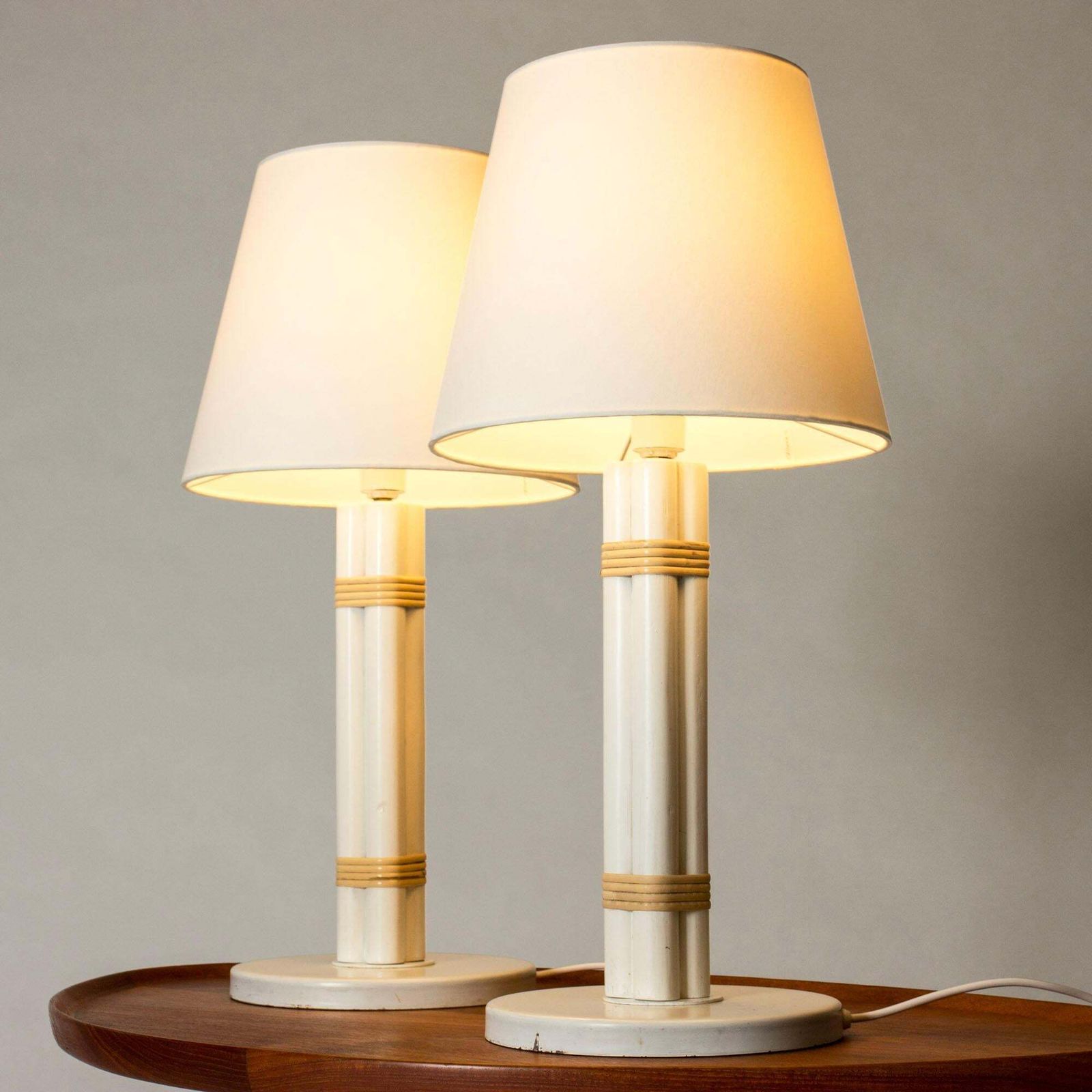 Lampes de table vintage mid-century de Bergboms, Suède, années 1960 photo vinterior