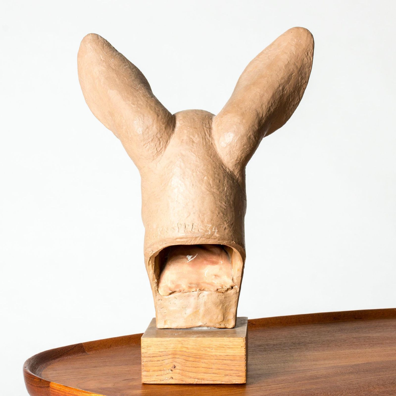 Zweeds Modern reeënkop sculptuur van Arvid Knöppel, Zweden, 1934 photo 2423.0