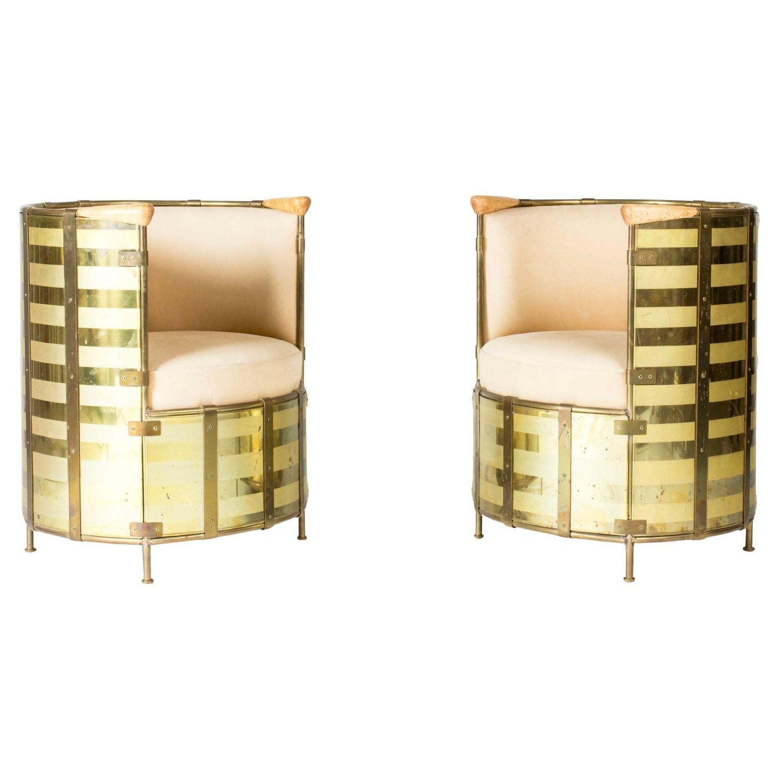 Post Modernist "Eldorado" Lounge Chairs, Mats Theselius, Källemo, Sweden, 2002