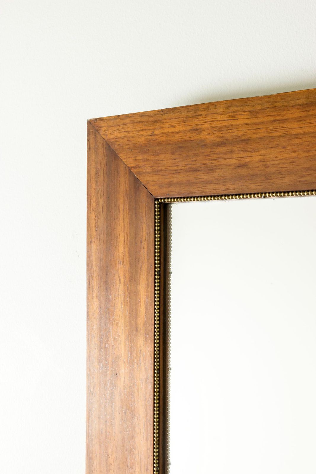 Mid-Century Modern houten wandspiegel, Zweden, jaren 1950 photo furniture