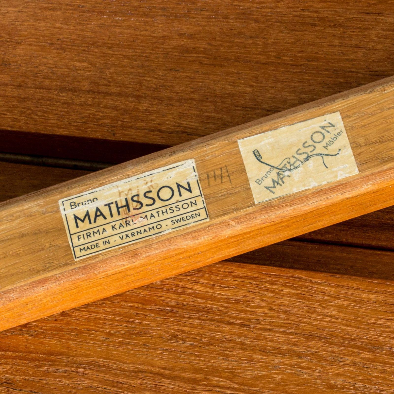 photo vinterior Maria eettafel van Bruno Mathsson, teak en beuk, jaren 1930, Zweden