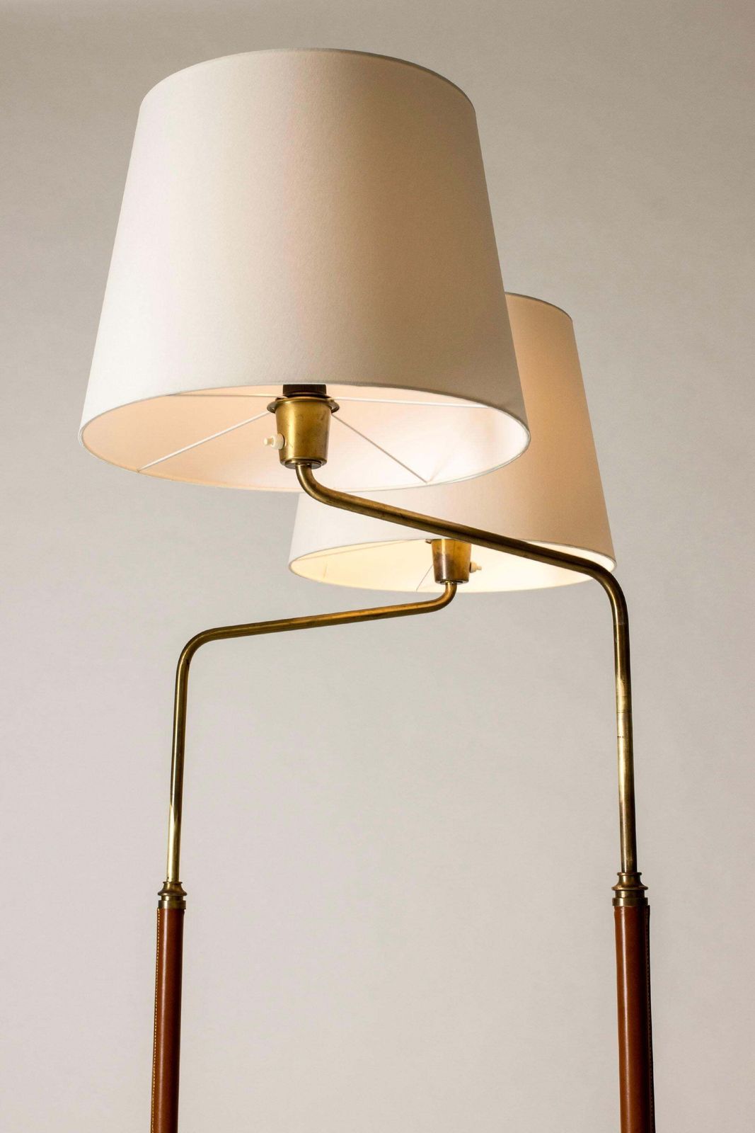 Lampadaires mid-century modern par Bertil Brisborg, NK, Suède, années 1940 photo for sale