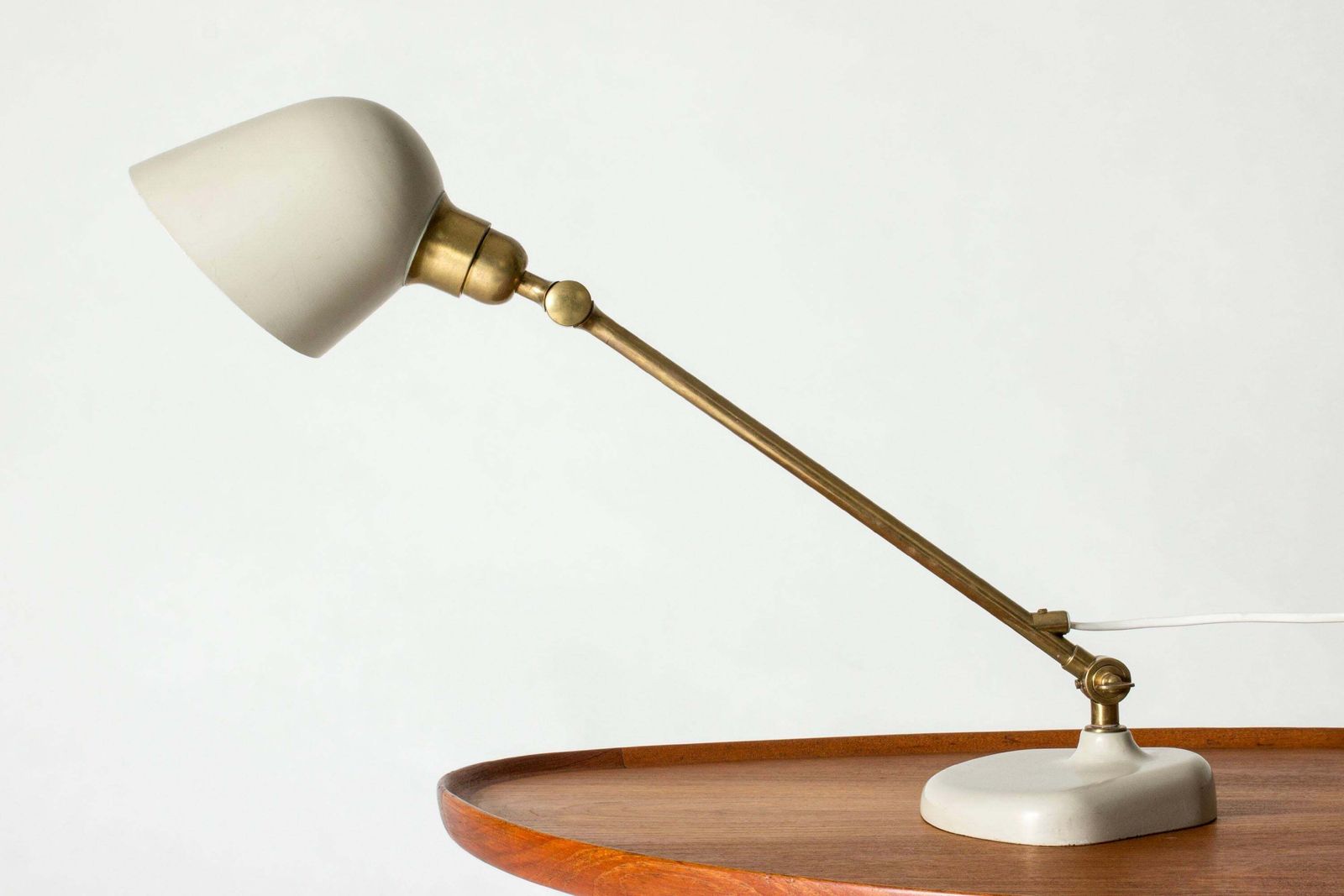 Modernist Table Lamp By Bertil Brisborg, Nk, Sweden, 1940s photo 5109.0