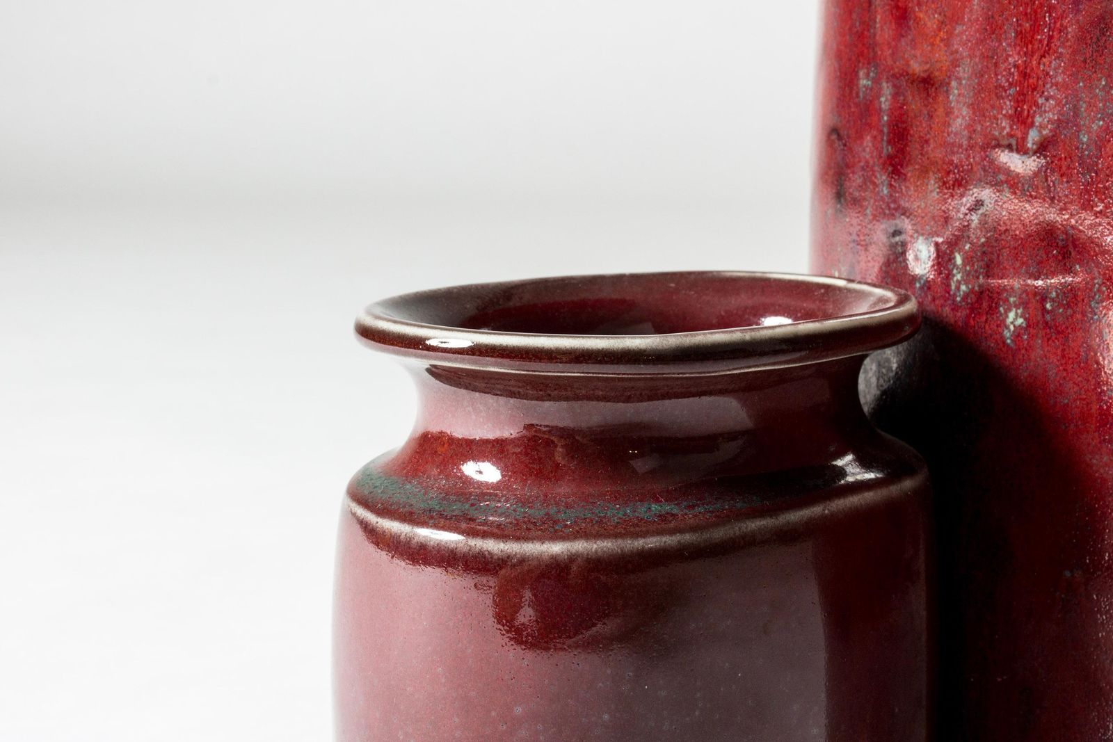 Vase de sol unique en grès par Stig Lindberg, Gustavsberg, Suède, années 1960 photo vinterior