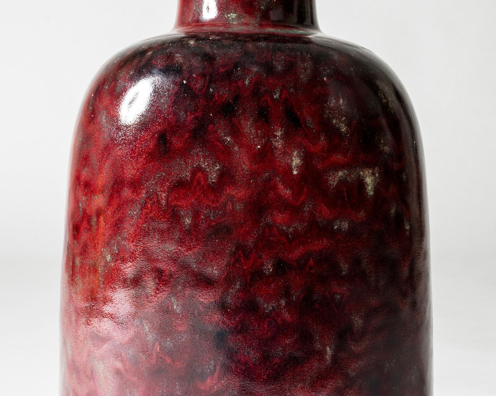 Unique Midcentury Floor Vase By Stig Lindberg, Gustavsberg, Sweden, 1960s photo vintage