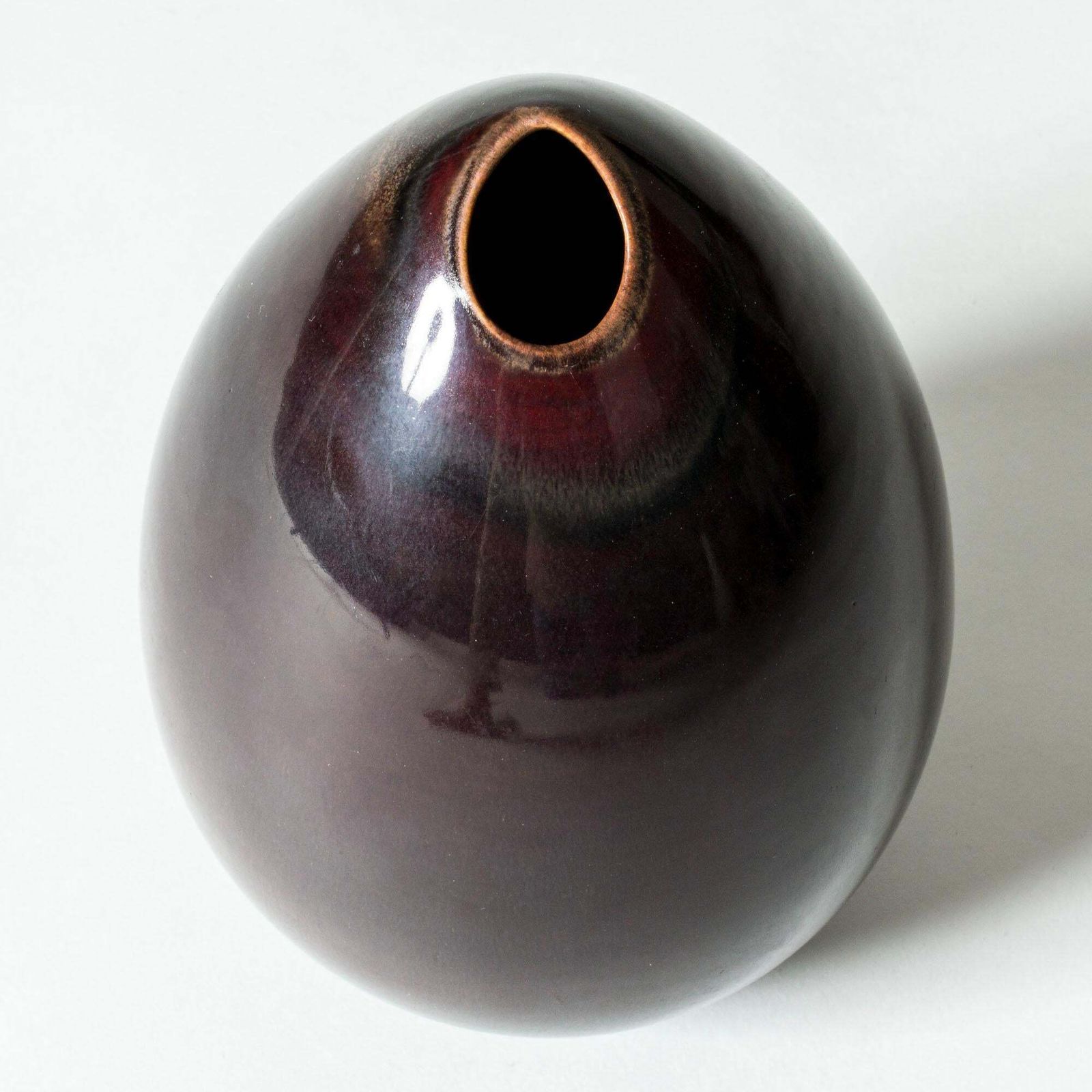 Vase en grès mid-century « Gnurgla » par Stig Lindberg, Gustavsberg, Suède, années 1950 photo Décoration