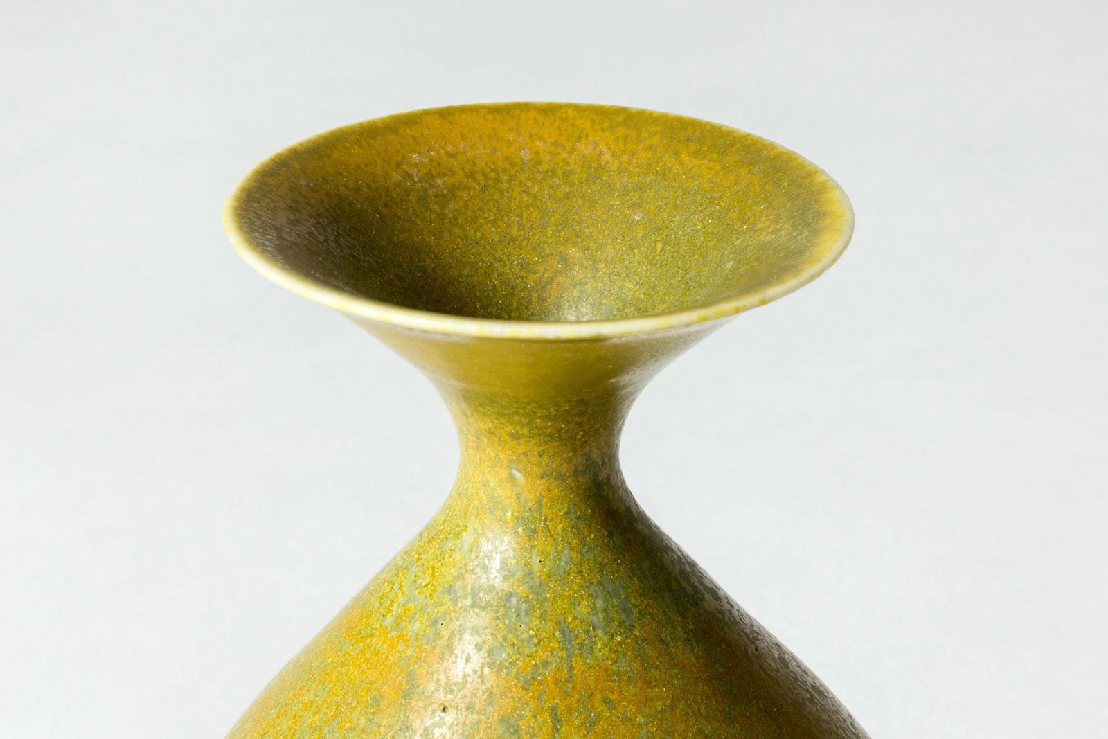 Vase en grès unique par Carl Harry Stålhane, Rörstrand, Suède, années 1950 photo Décoration