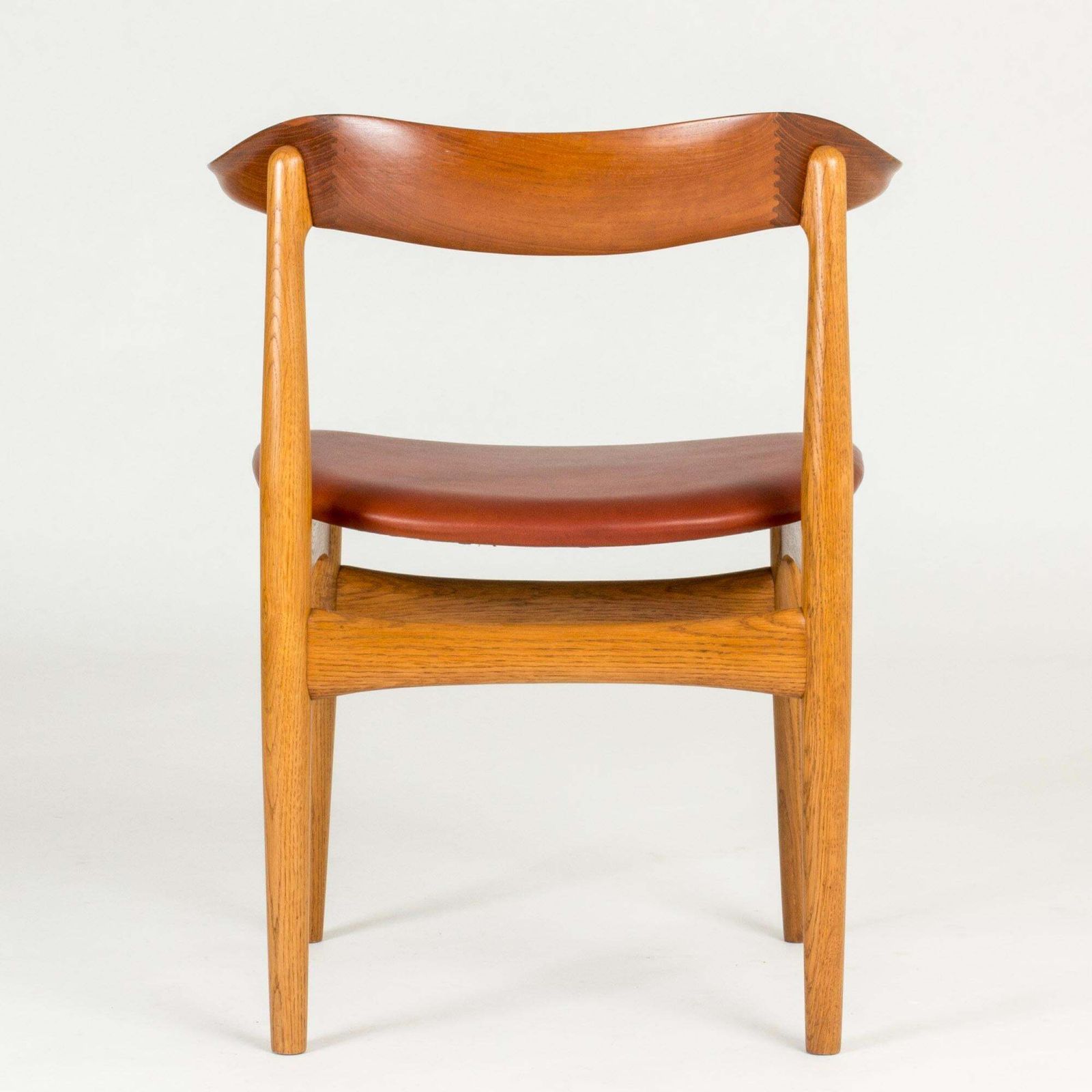 12 chaises de salle à manger « Cowhorn » par Knud Færch pour Slagelse Møbelværk, Danemark, années 1950 photo vintage