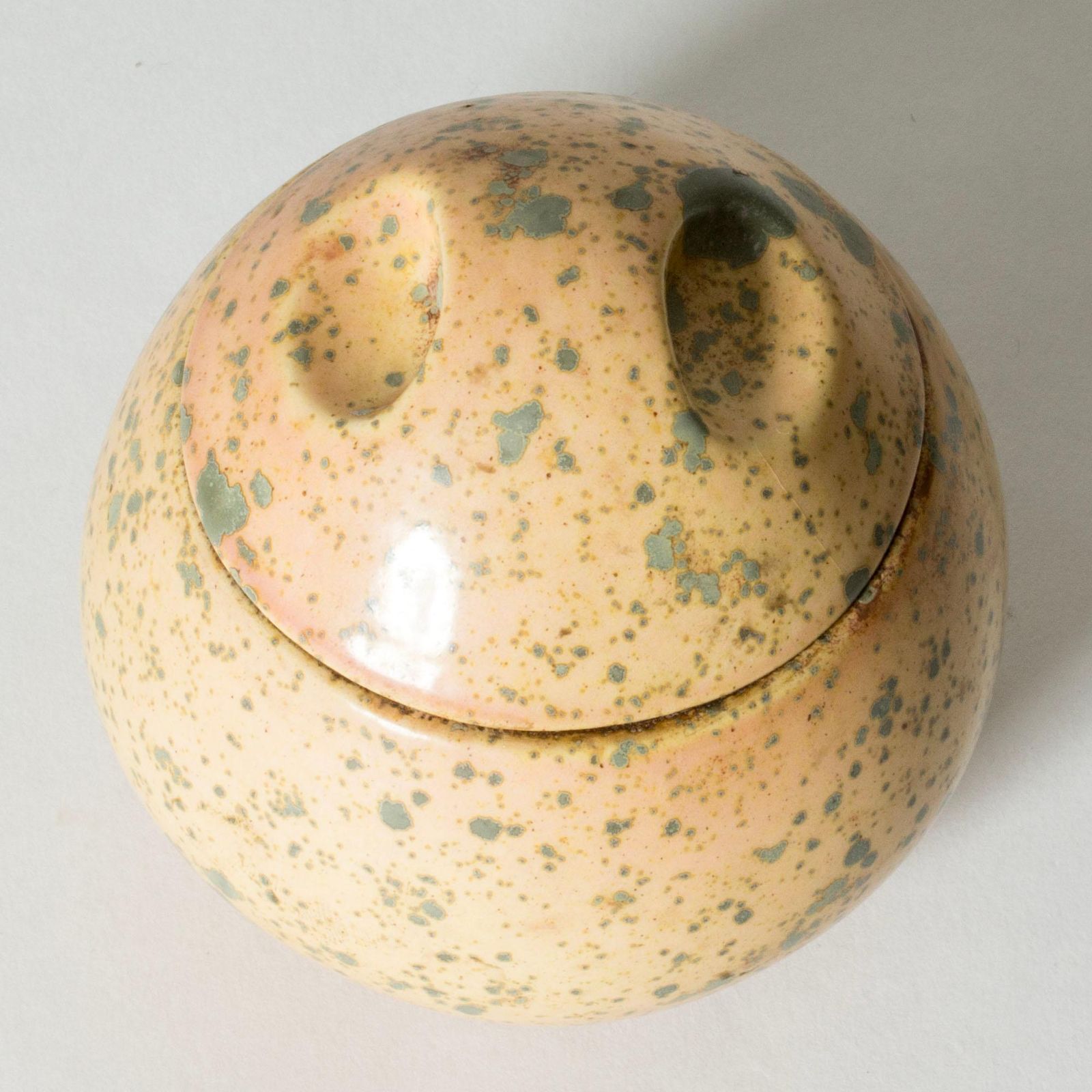 Scandinavian Modern Faience Jar By Hans Hedberg, Biot, France photo for sale