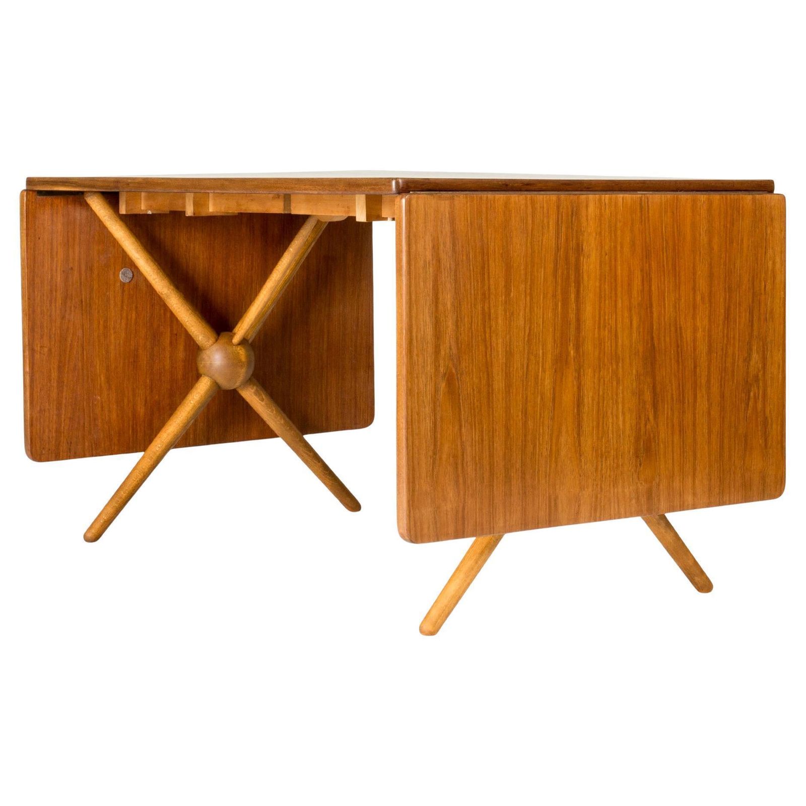 Mid-Century Modern Eettafel van Næstved Møbelfabrik, Denemarken, ca. jaren 1960