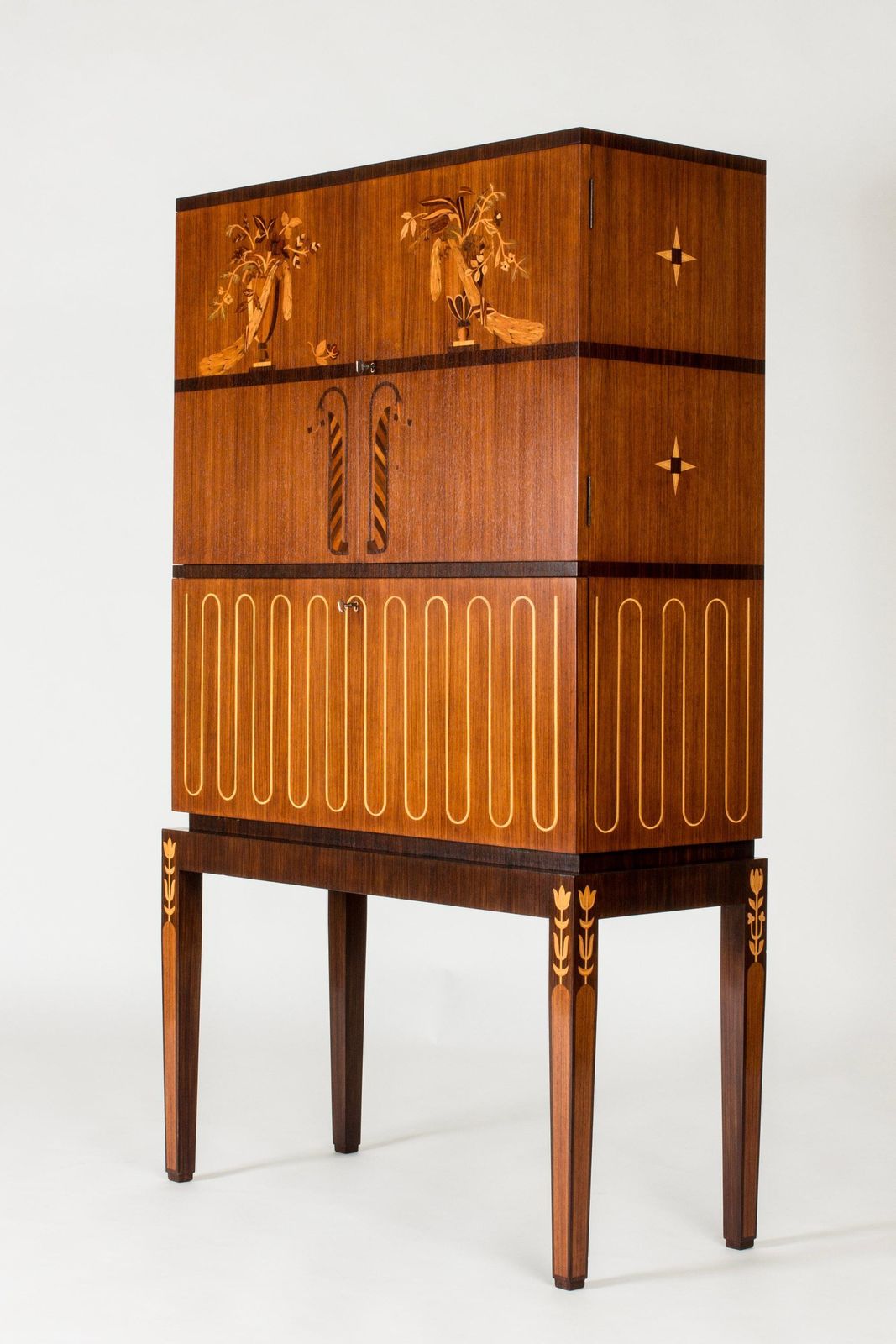 Cabinet mid-century modern unique, par Axel Einar Hjorth, Suède, années 1930 photo furniture