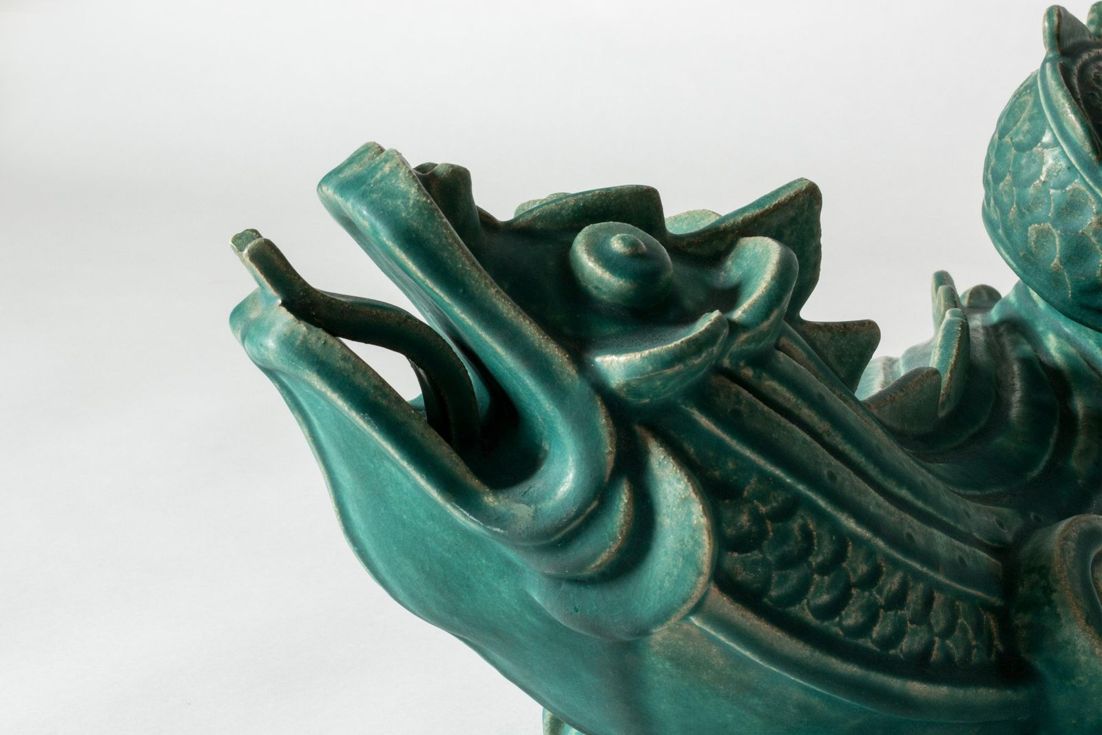 photo furniture Stoneware Dragon Sculpture By Wilhelm Kåge, Gustavsberg, Sweden, 1940s
