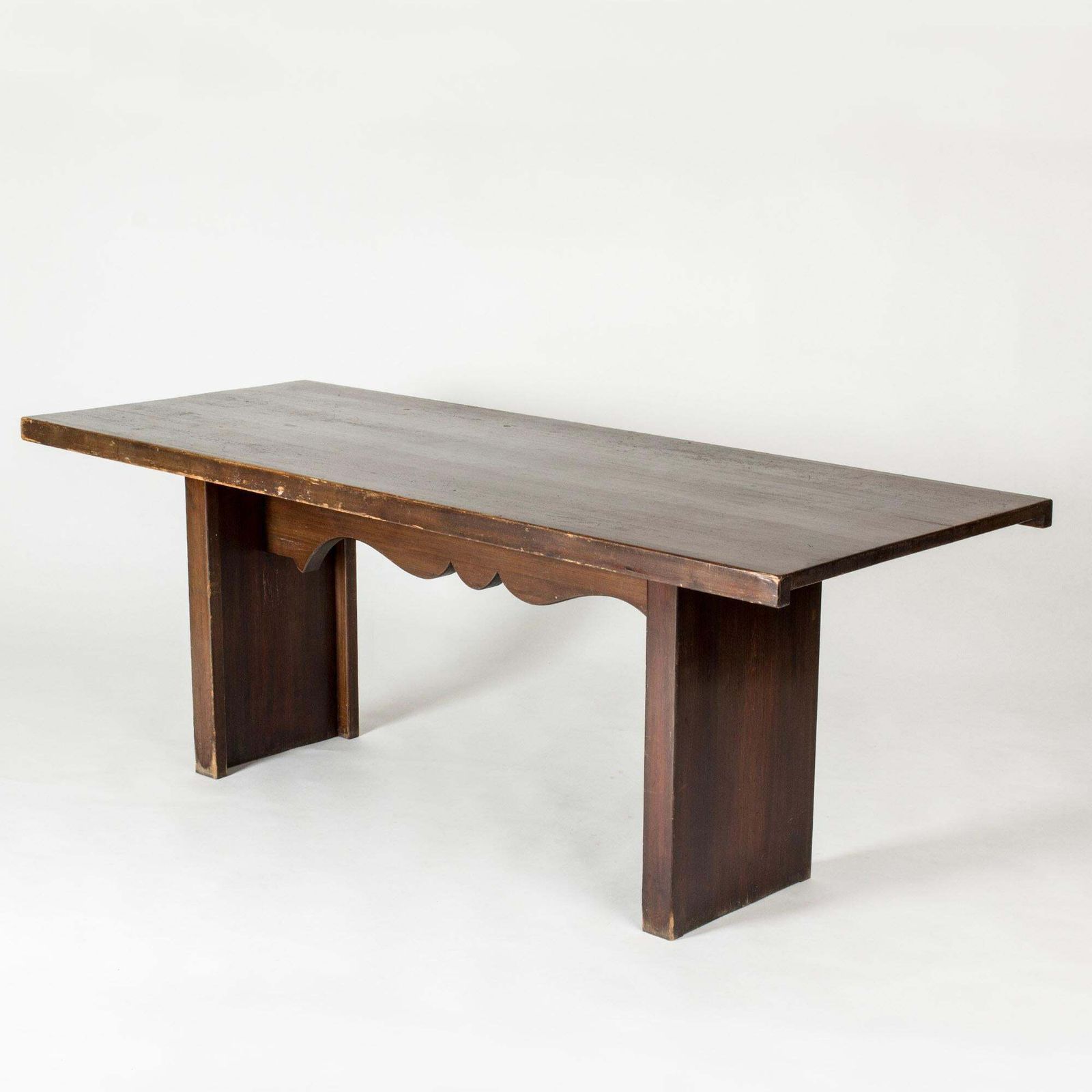 Functionalist Pine Dining Table By Carl Malmsten, Sweden, 1930s photo 7061.0