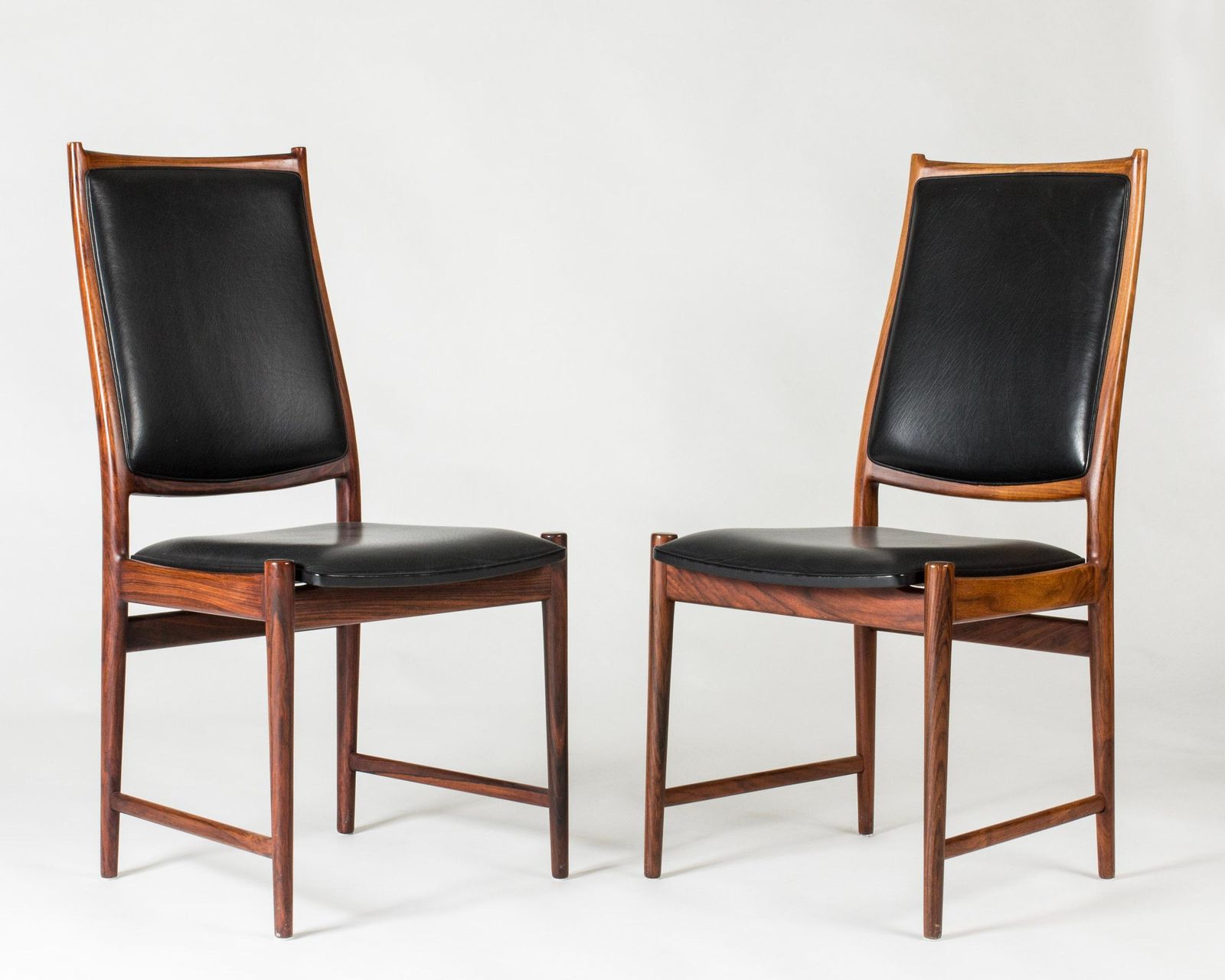 Chaises de salle à manger mid-century par Torbjørn Afdal pour Bruksbo, Norvège, années 1960, lot de six photo for sale