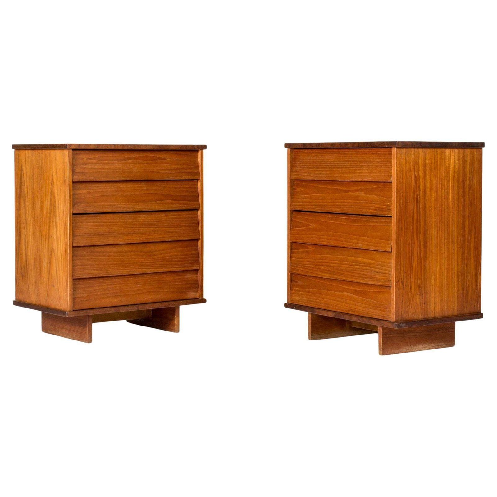 Midcentury Teak Commodes By Ilmari Tapiovaara, Asko, Finland, 1960s