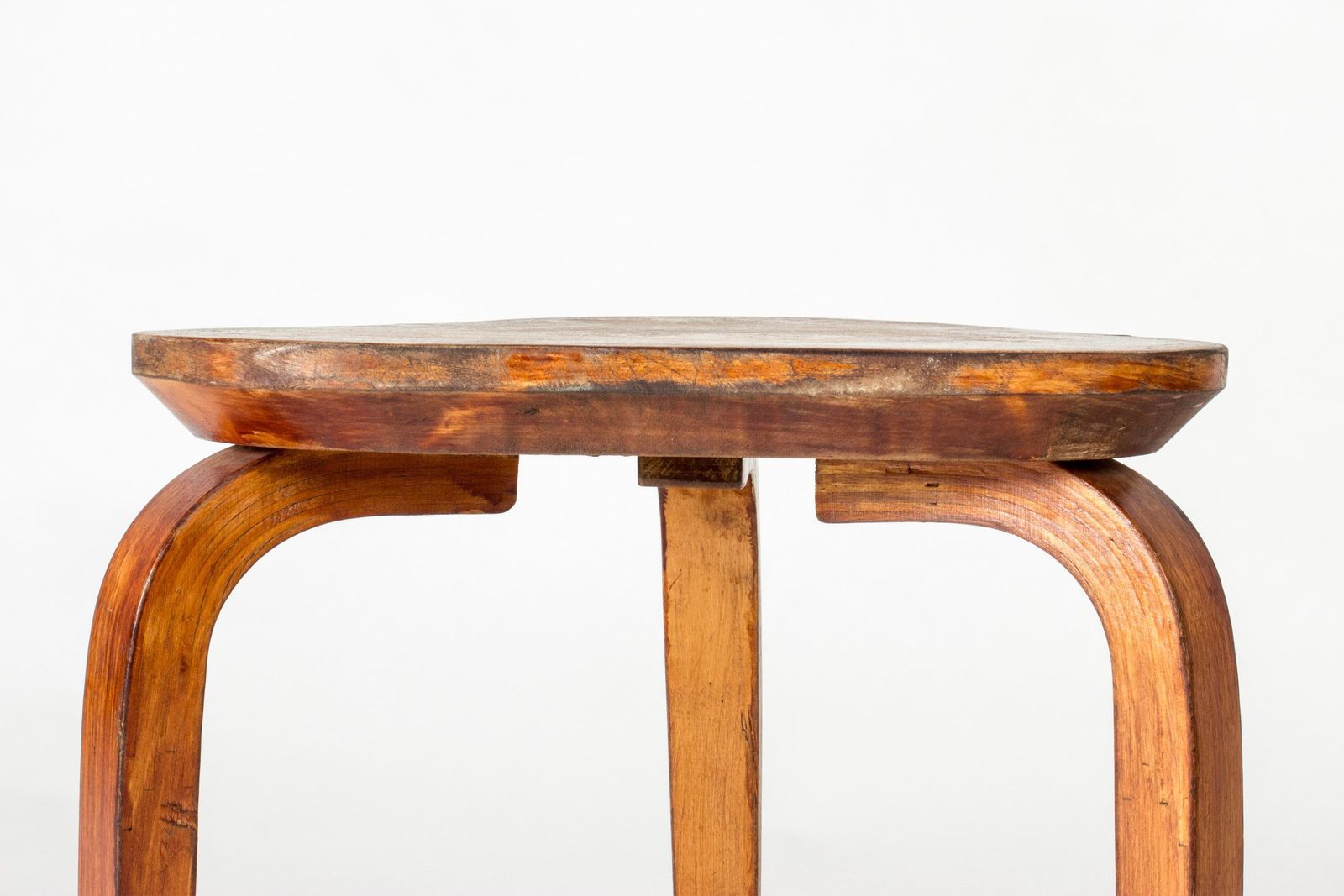 Tabouret scandinave fonctionnaliste en bois, G. A. Berg, Suède, années 1930 photo buy