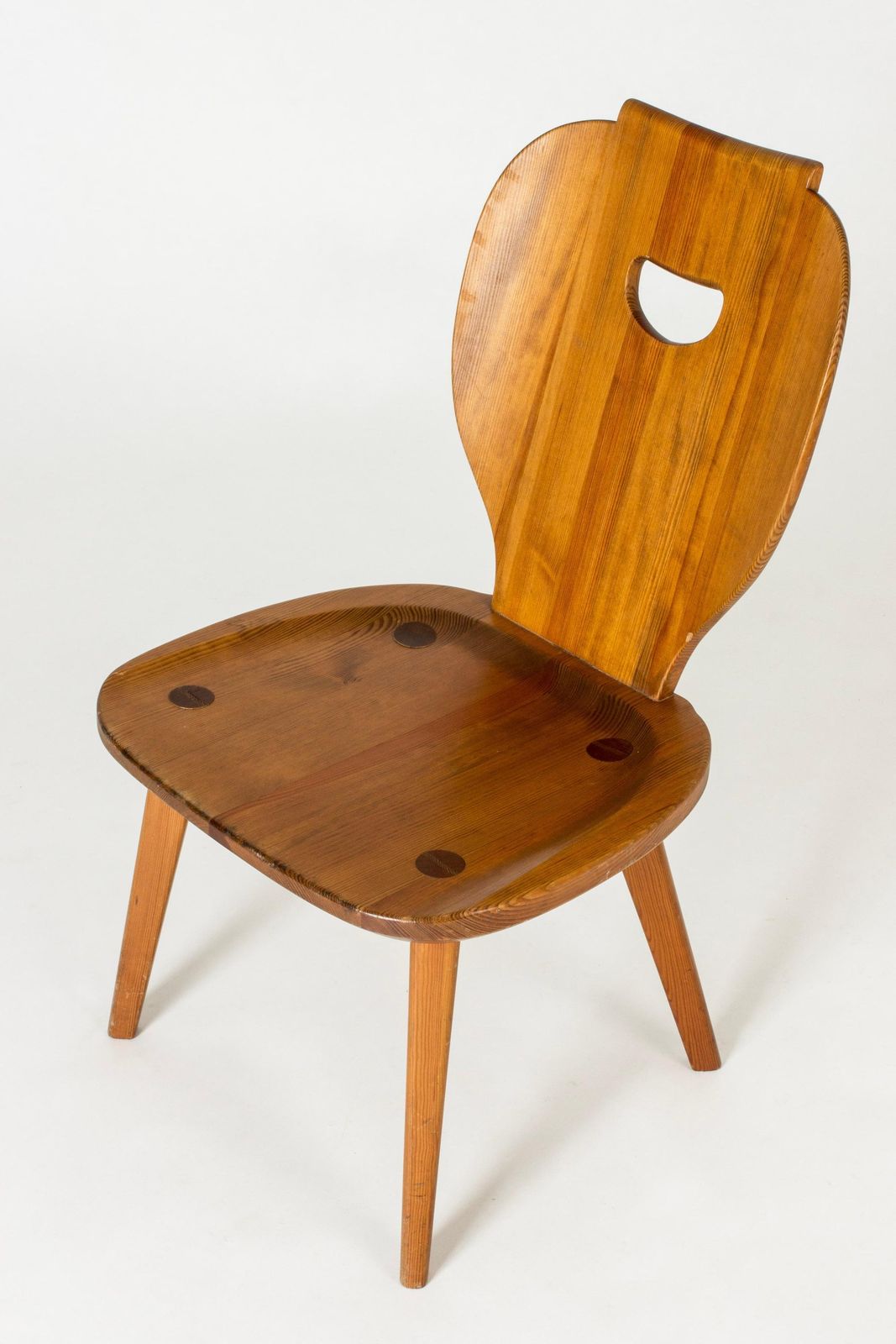 Midcentury Modern Pine Side Chair By Carl Malmsten, Svensk Fur, Sweden, 1940s photo buy