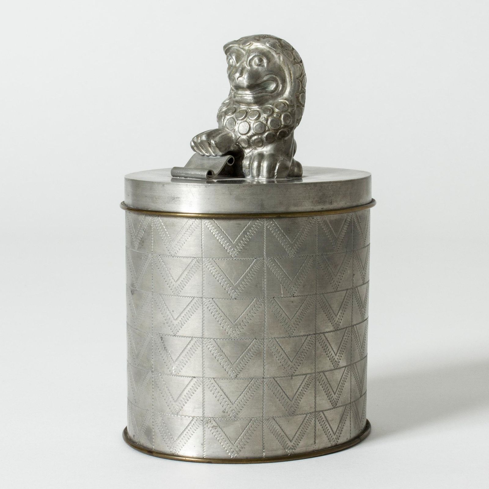Tinnen pot van Anna Petrus, Svenskt Tenn, Zweden, 1931 photo furniture