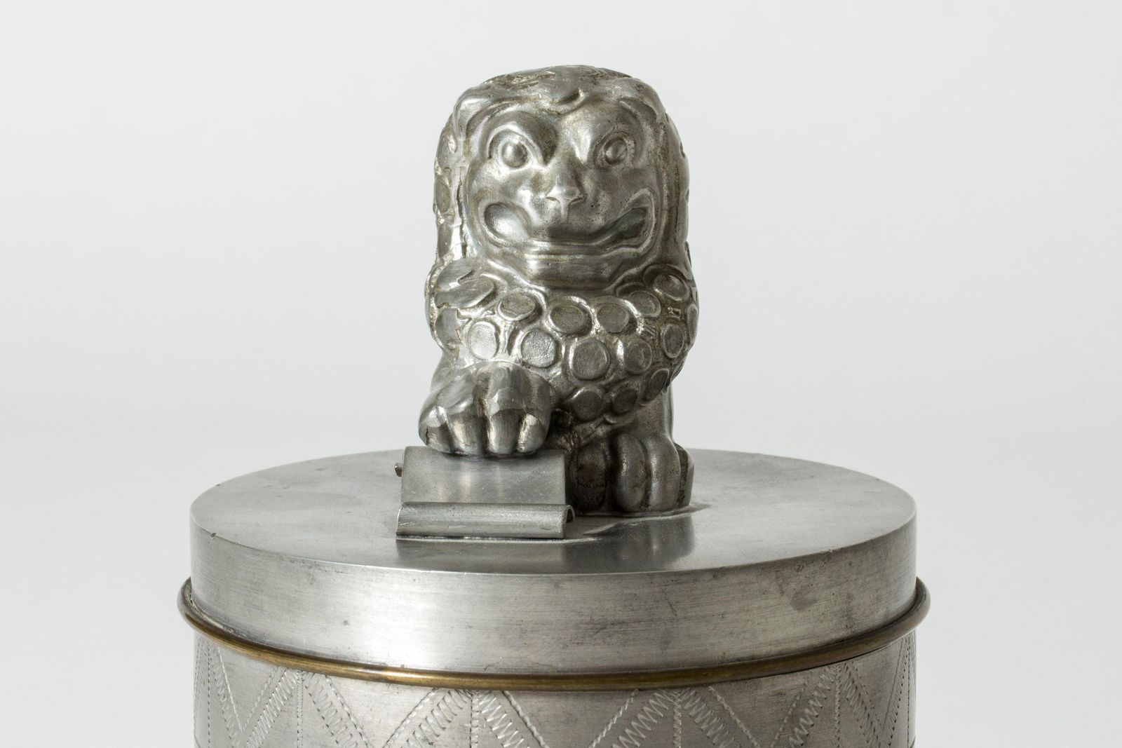Tinnen pot van Anna Petrus, Svenskt Tenn, Zweden, 1931 photo 7059.0