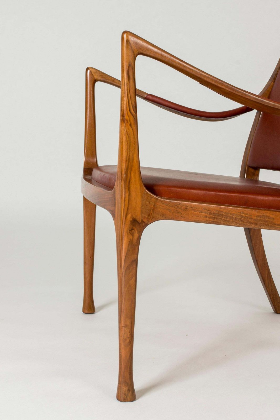 Mobilier Fauteuils de salon scandinaves modernes par Hans Asplund, NK, Suède, 1955 photo