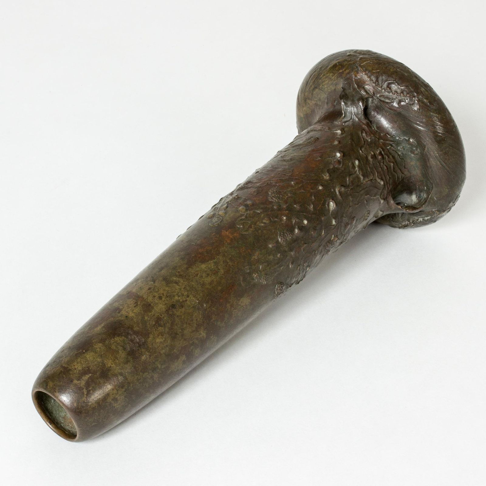 Vase Art Nouveau en bronze par Hugo Elmqvist, Suède, vers 1900 photo vinterior