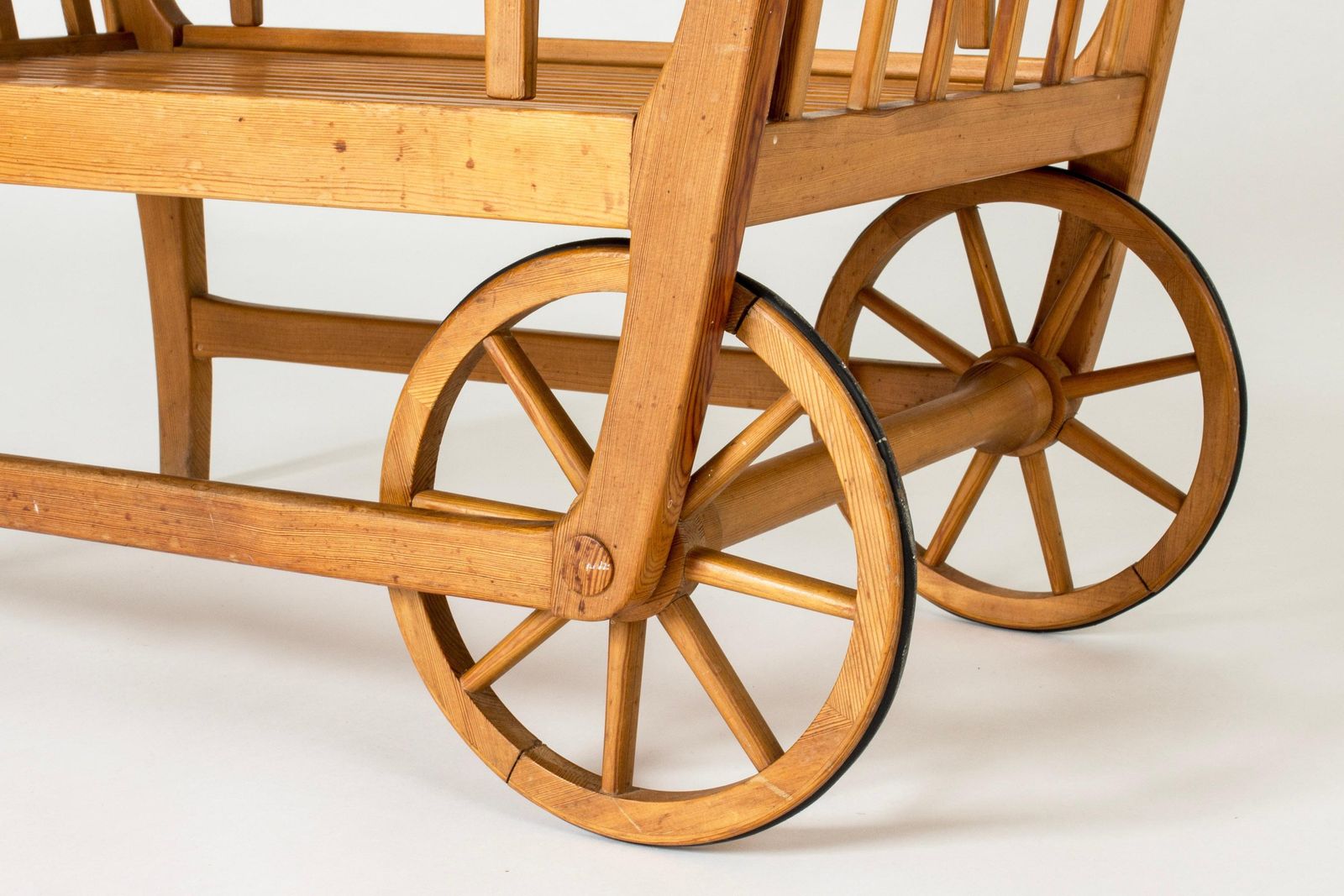 Chariot de service mid-century « Party Cart » par Carl Malmsten, Suède, années 1940 photo vintage